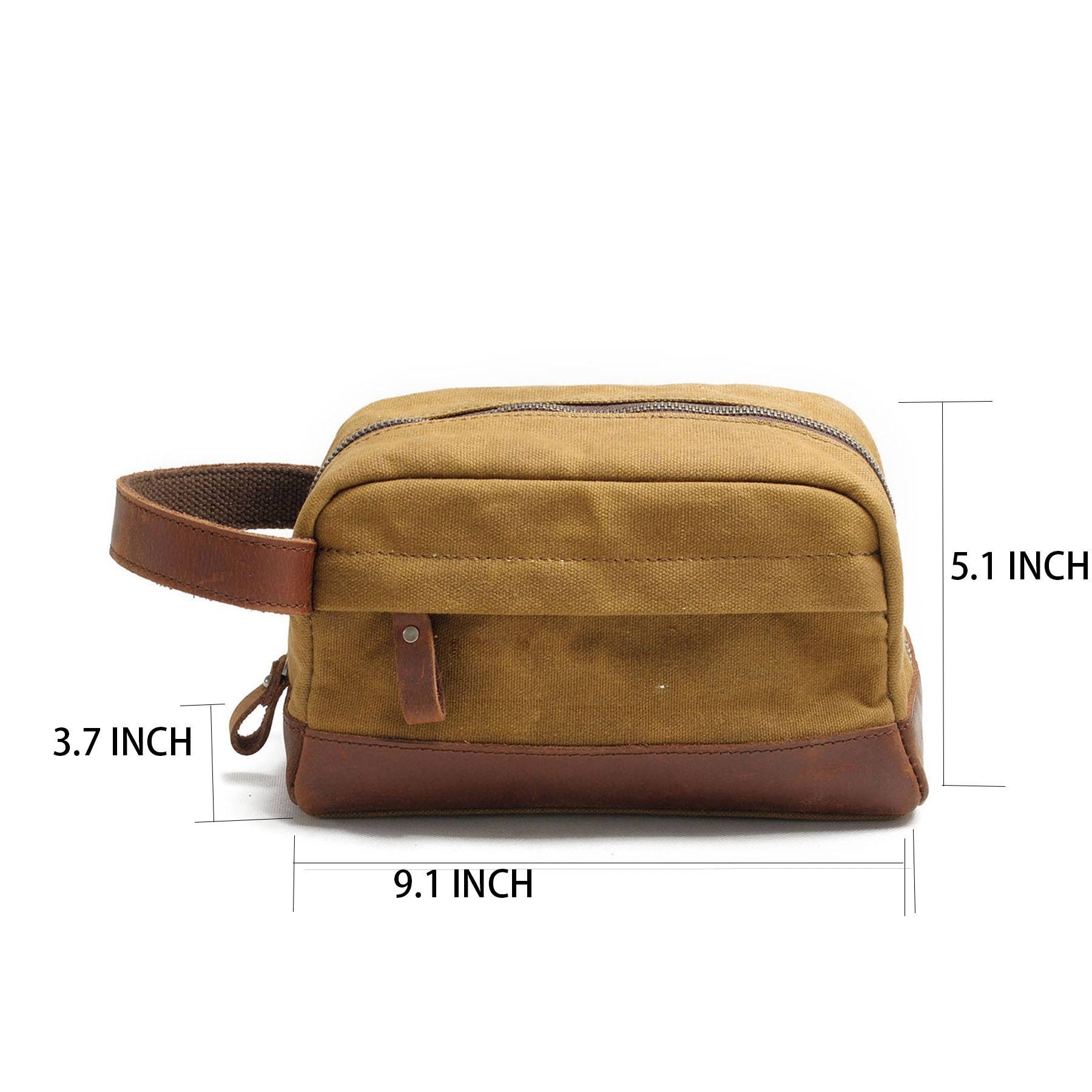 Canvas Travel Water-resistant Toilet Bag 9