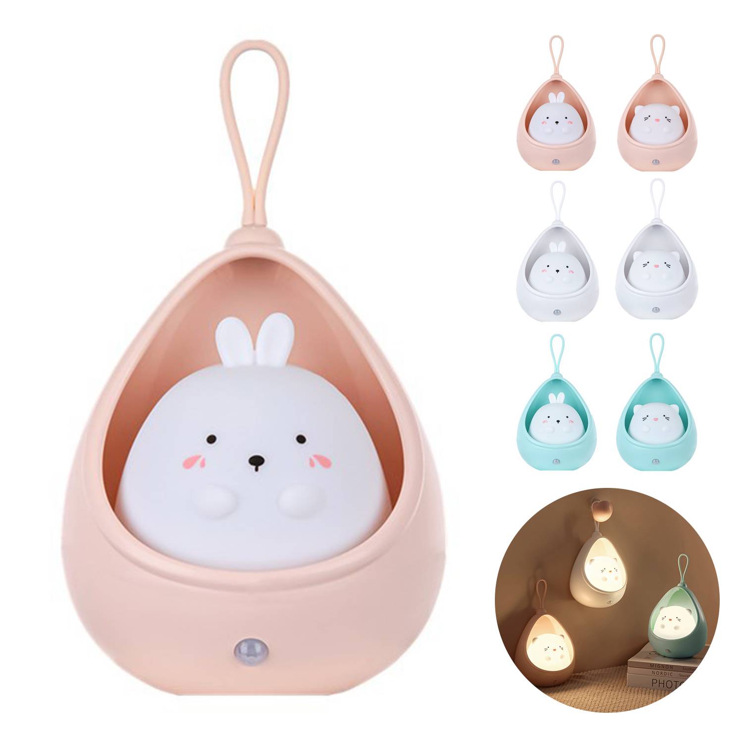 Intelligent LED Human Body Sensor Night Light 4