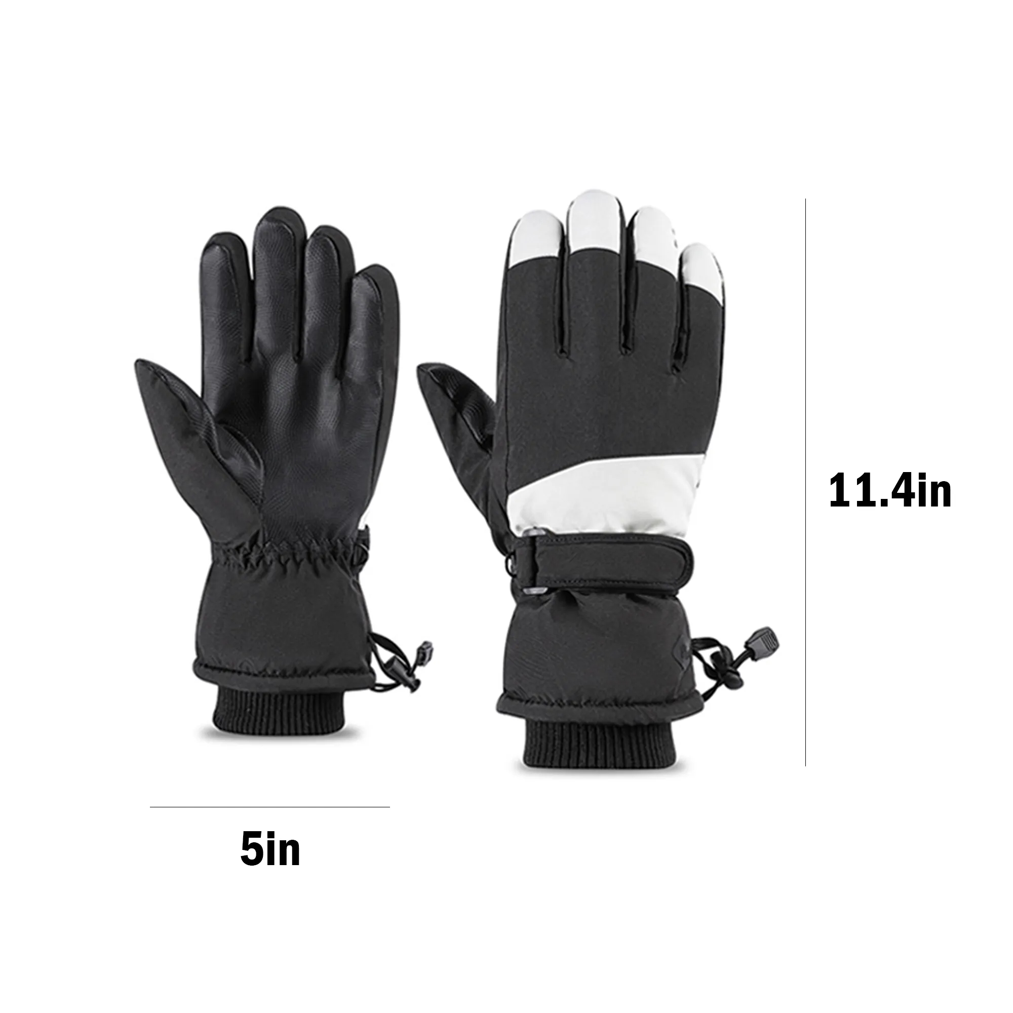 Thickened Skiing Cycling Thermal Gloves 4