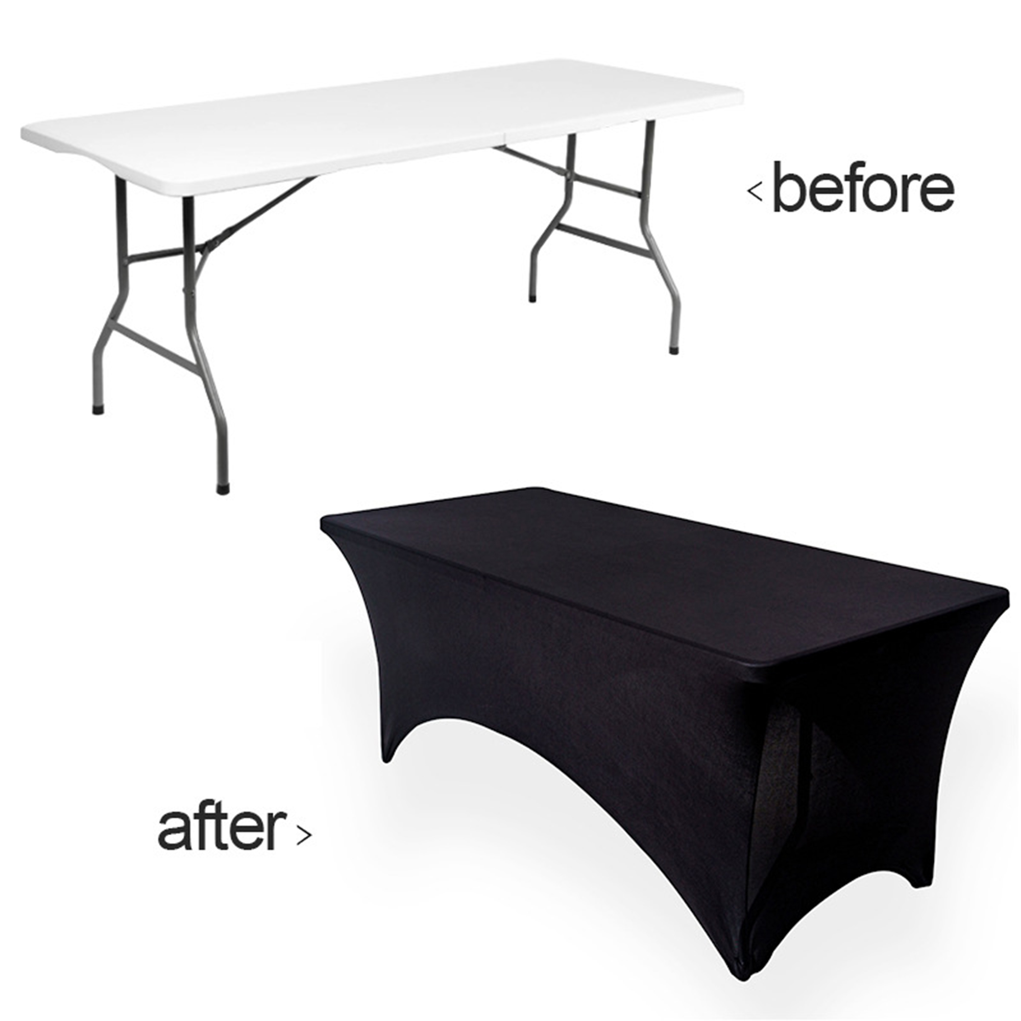 4FT Smooth Drape Spandex Cover Table Cover 2