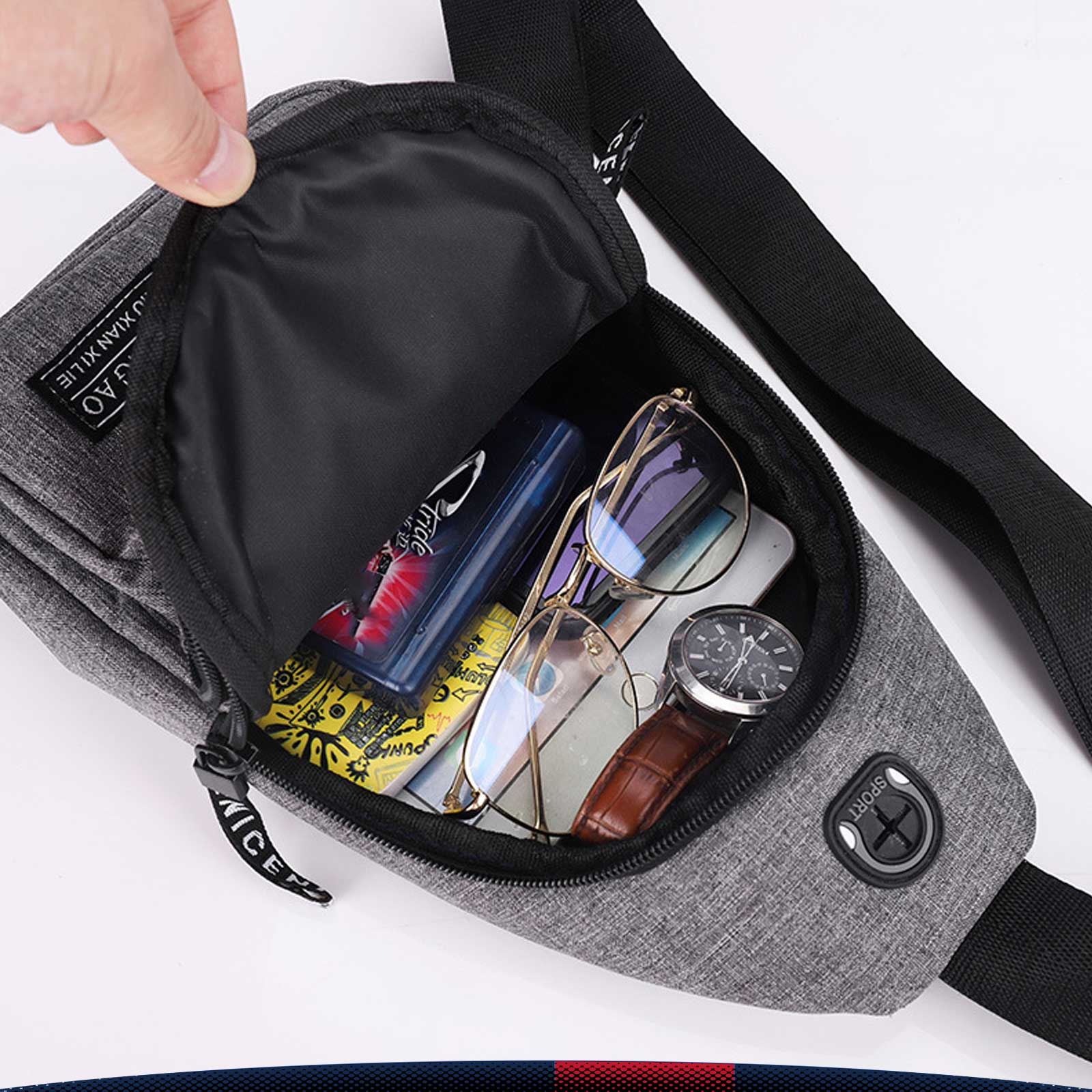 Degoo Oxford Chest Bag 5