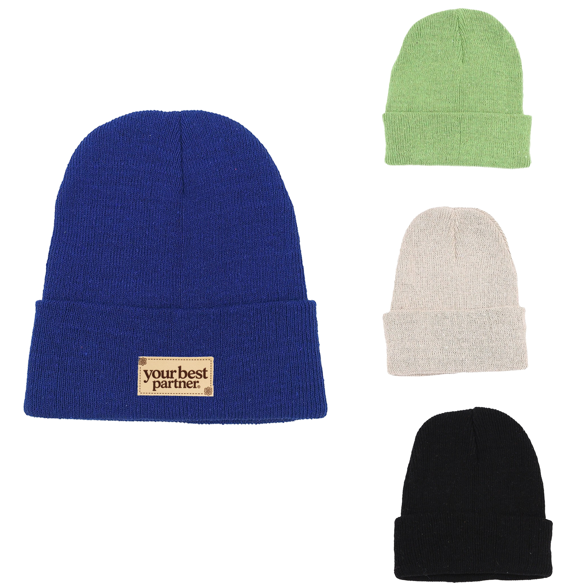 MOQ100 Knitted Winter Beanie 4