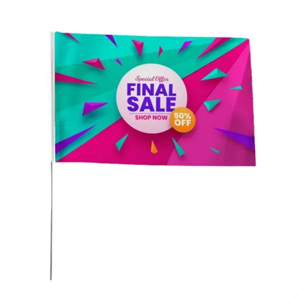 Customized Hand Flags 1