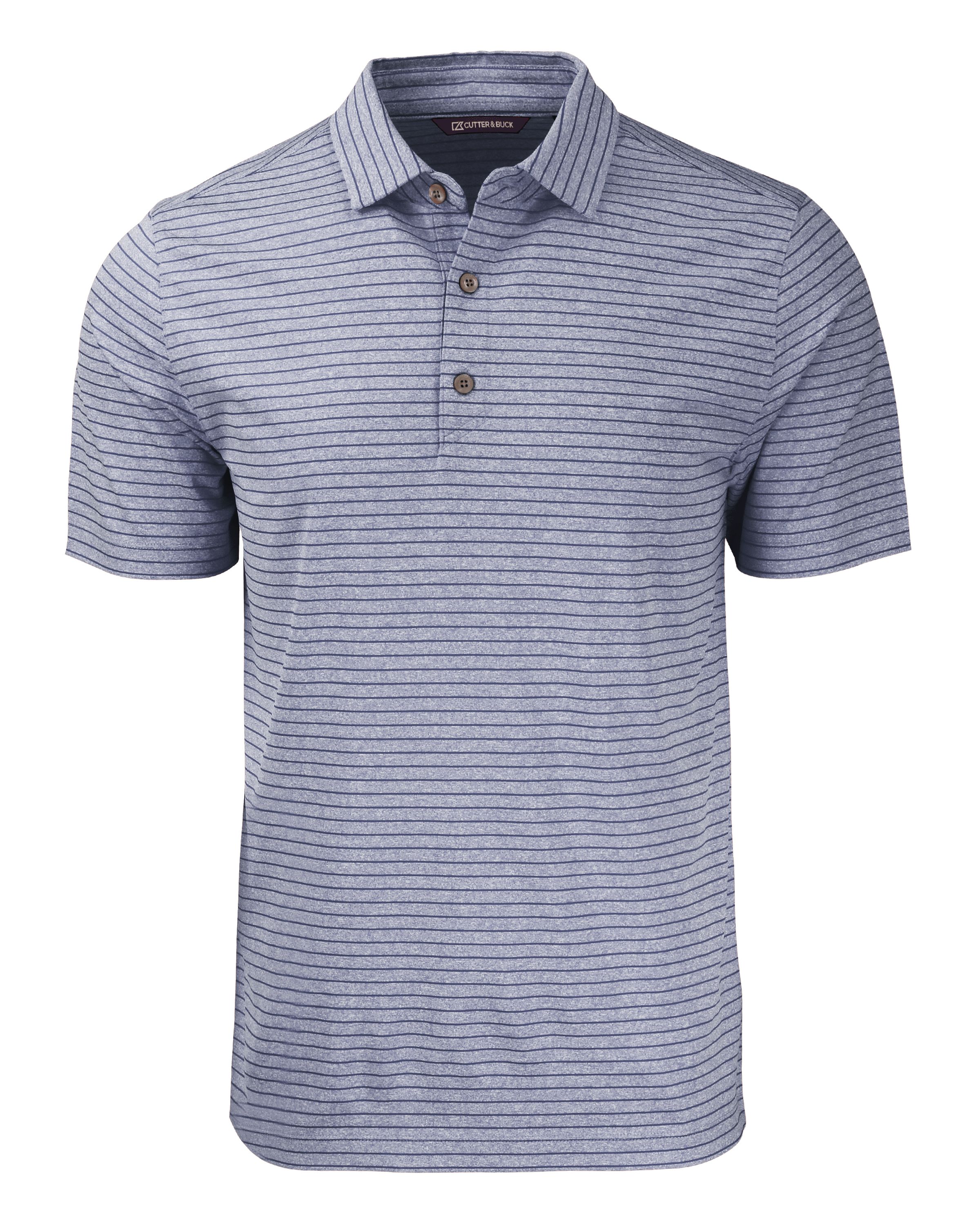 Cutter & Buck Forge Recycled Heather Stripe Four-Way Stretch Mens Big & Tall Polo Big & Tall 41