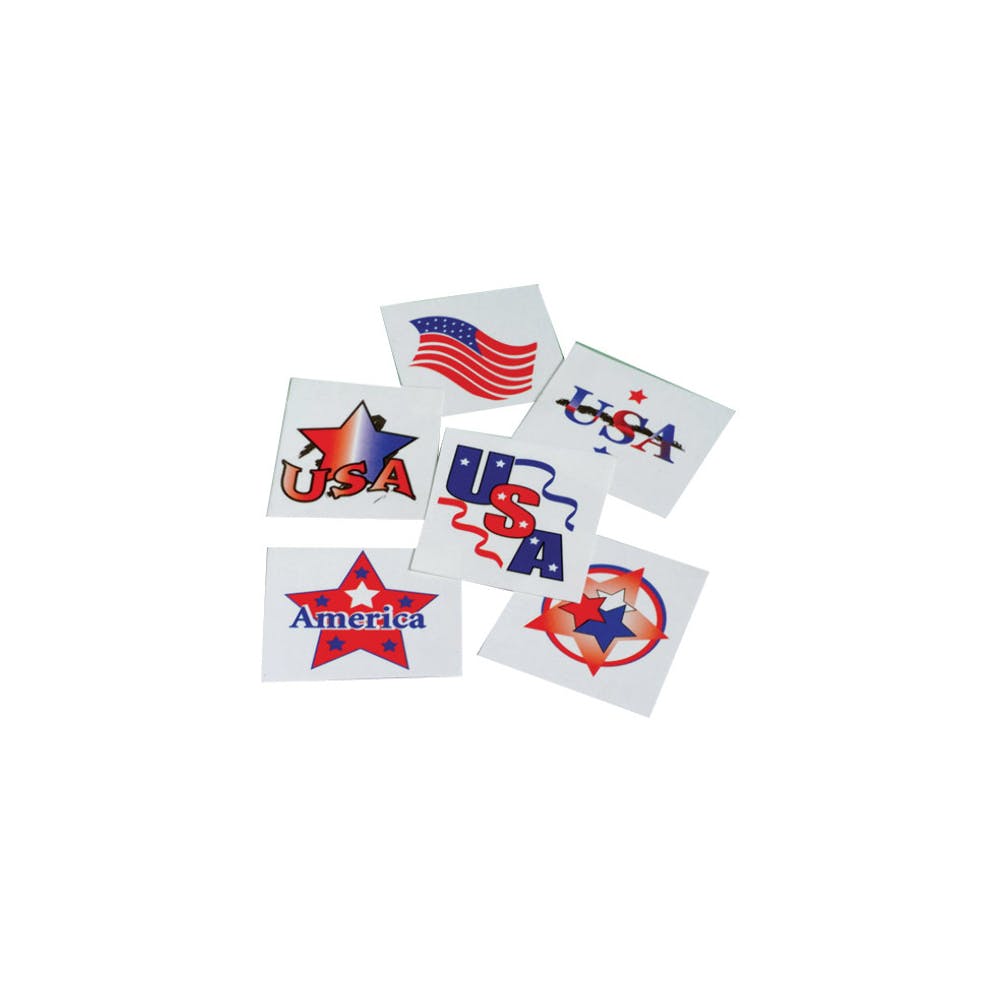 Patriotic Temporary Tattoos 2