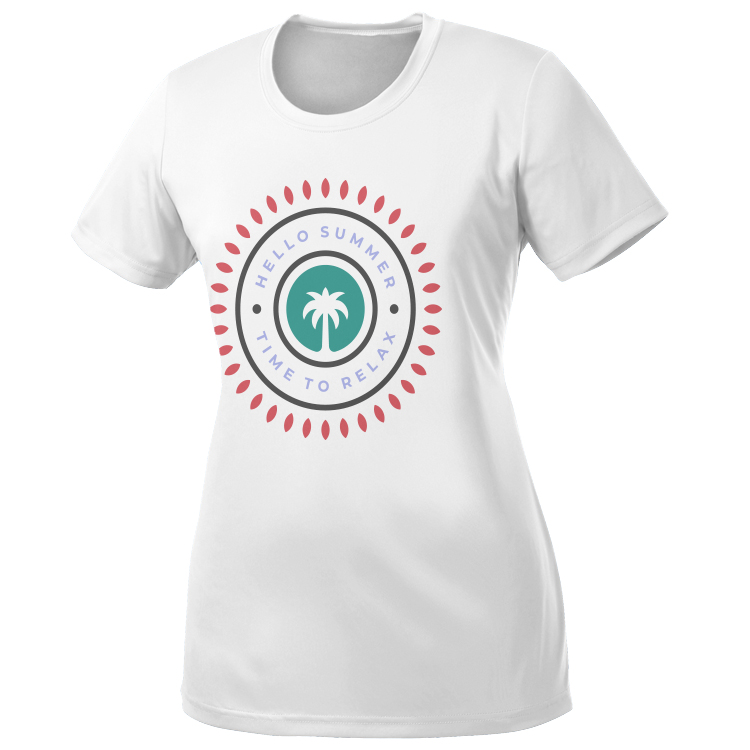 Women's Athletic Tee Spot Sublimation T-Shirt 9