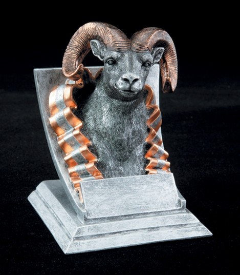 Ram Spirit Mascot Resin 1
