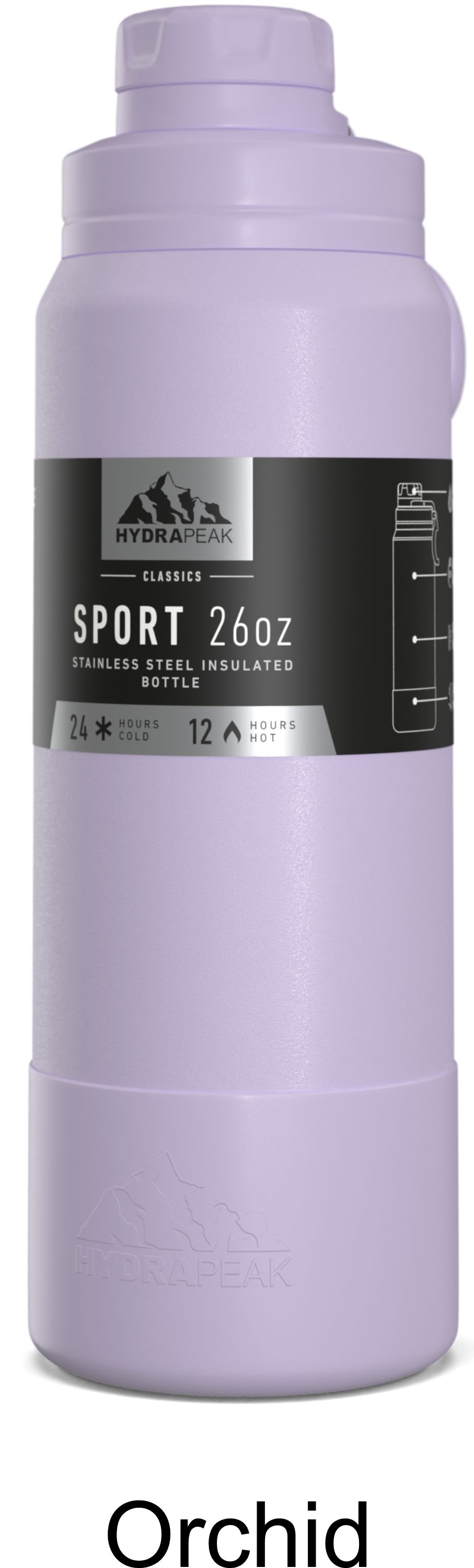 26 oz Hydrapeak Sport Water Bottle LIFETIME WARRANTY!, custom water bottle with logo imprint 3