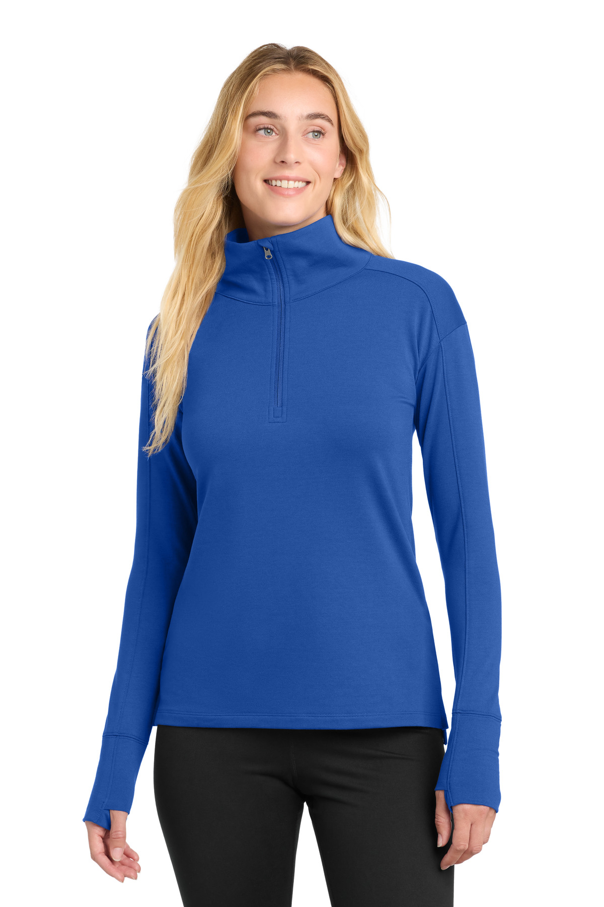 Sport-Tek Women's Sport-Wick Flex Fleece 1/4-Zip. LST561 7