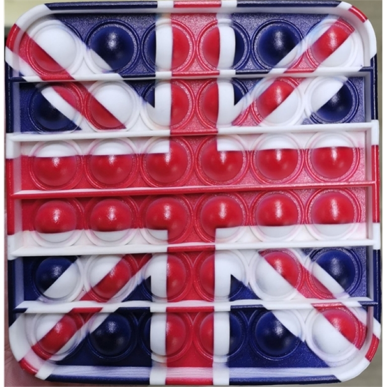 Full Color Printing Square Reliever Fidget Toy 3