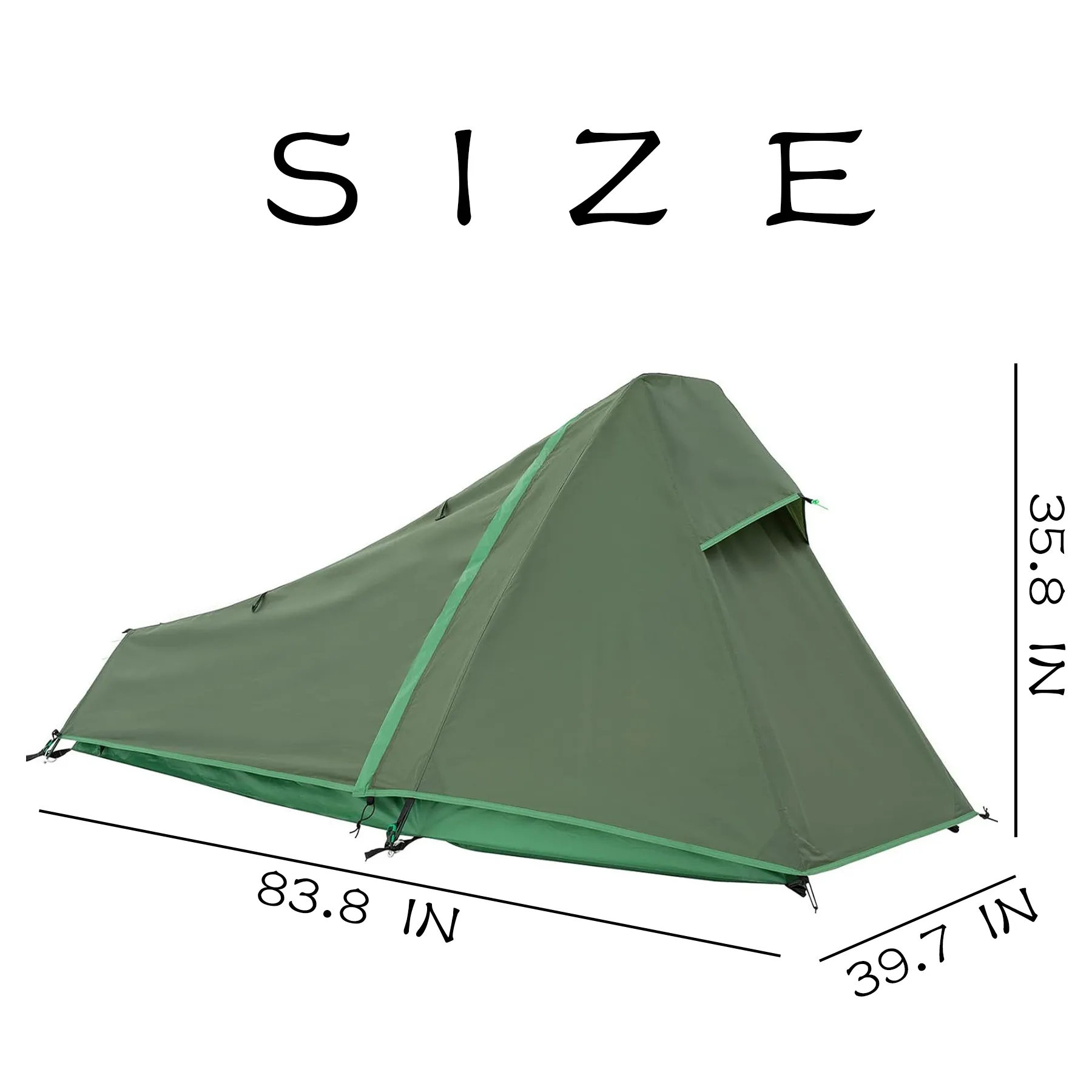 Polyester Waterproof Single Person Mountaineering Tent 6