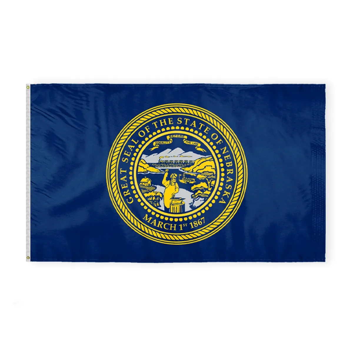 12"x18" to 8'x12' Nebraska Nylon Flags 3