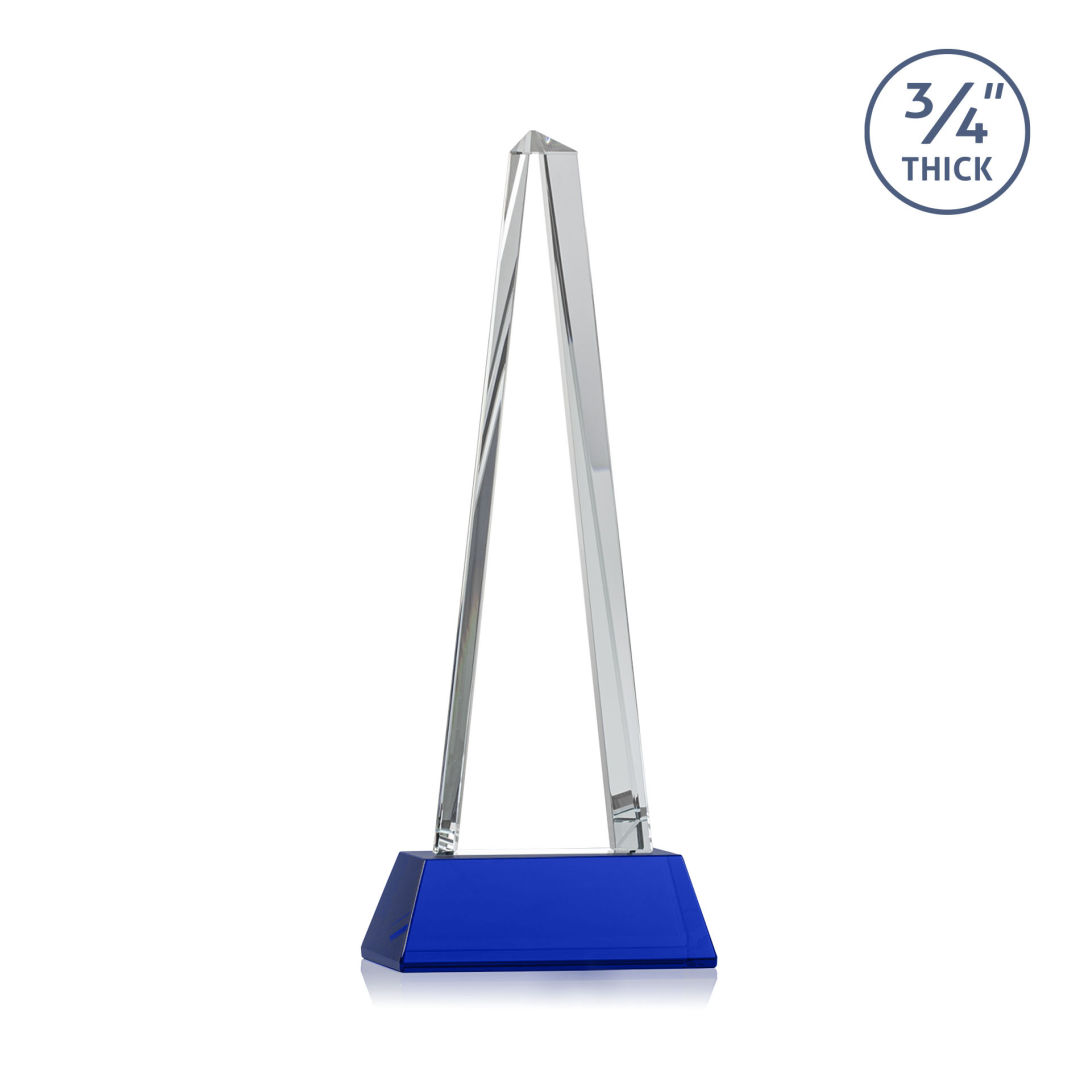 Majestic Tower Award on Newhaven Base - Blue 6