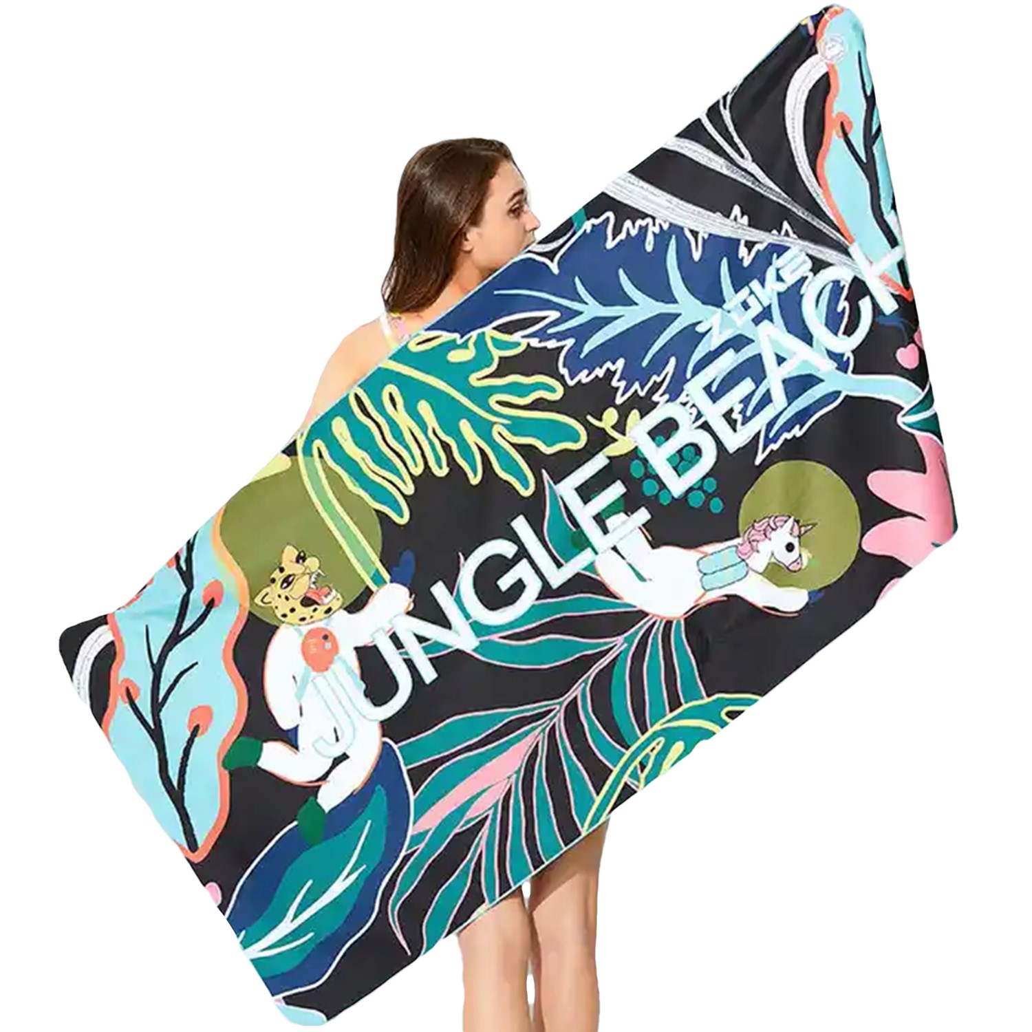 30″ X 60″ Sublimated Silk Touch Velour Beach Towel 2