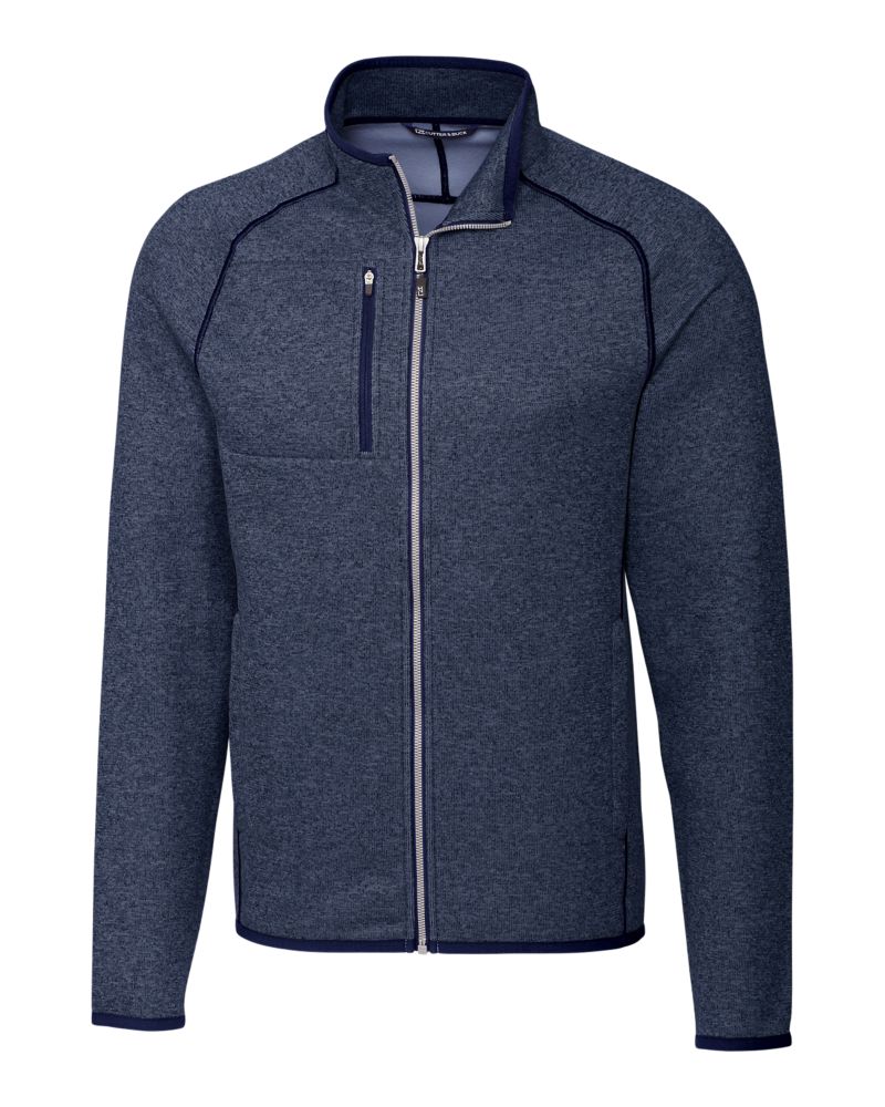 Cutter & Buck Mainsail Sweater-Knit Mens Full Zip Jacket 24