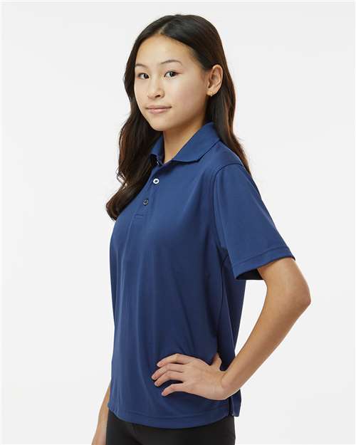 Youth Saratoga Performance Mini Mesh Polo - 108Y 27