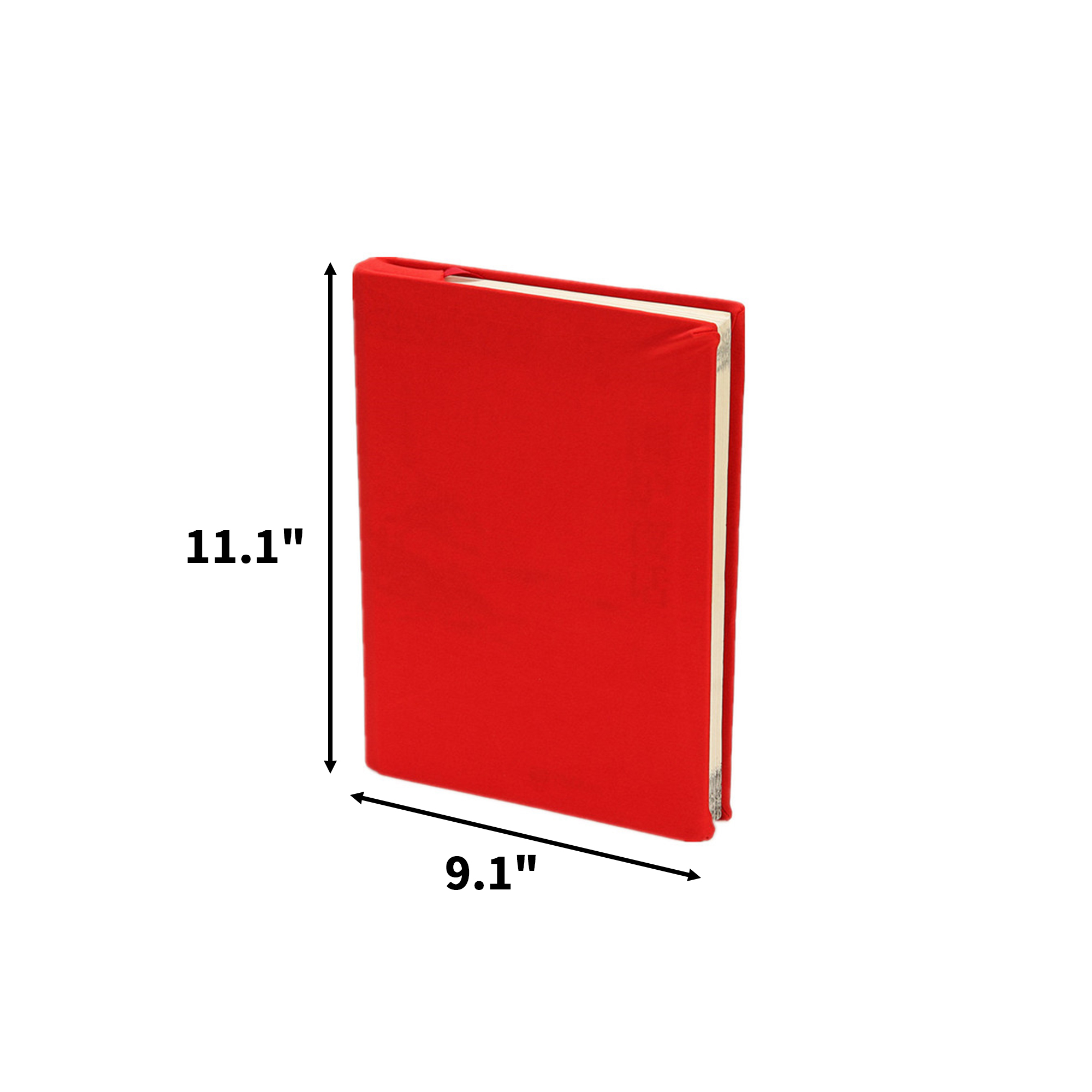 Stretch Fabric Book Cover With Ribbon Marker 2