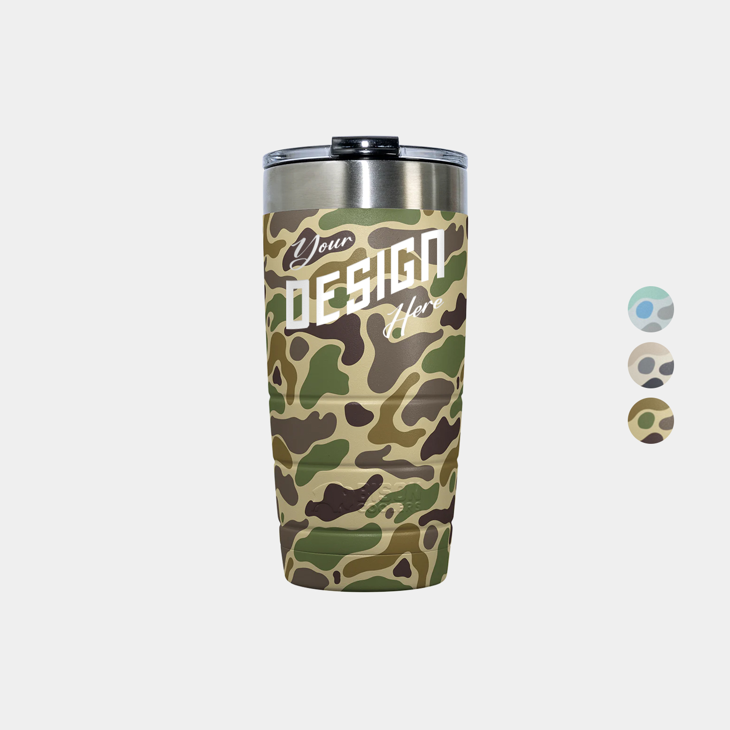 22 oz Bison® Stainless Steel Insulated Camo Tumbler 1
