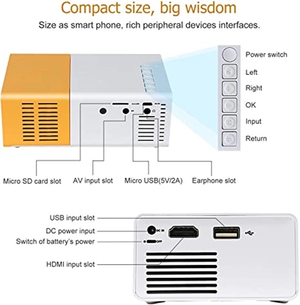 Led Mini Projector 5