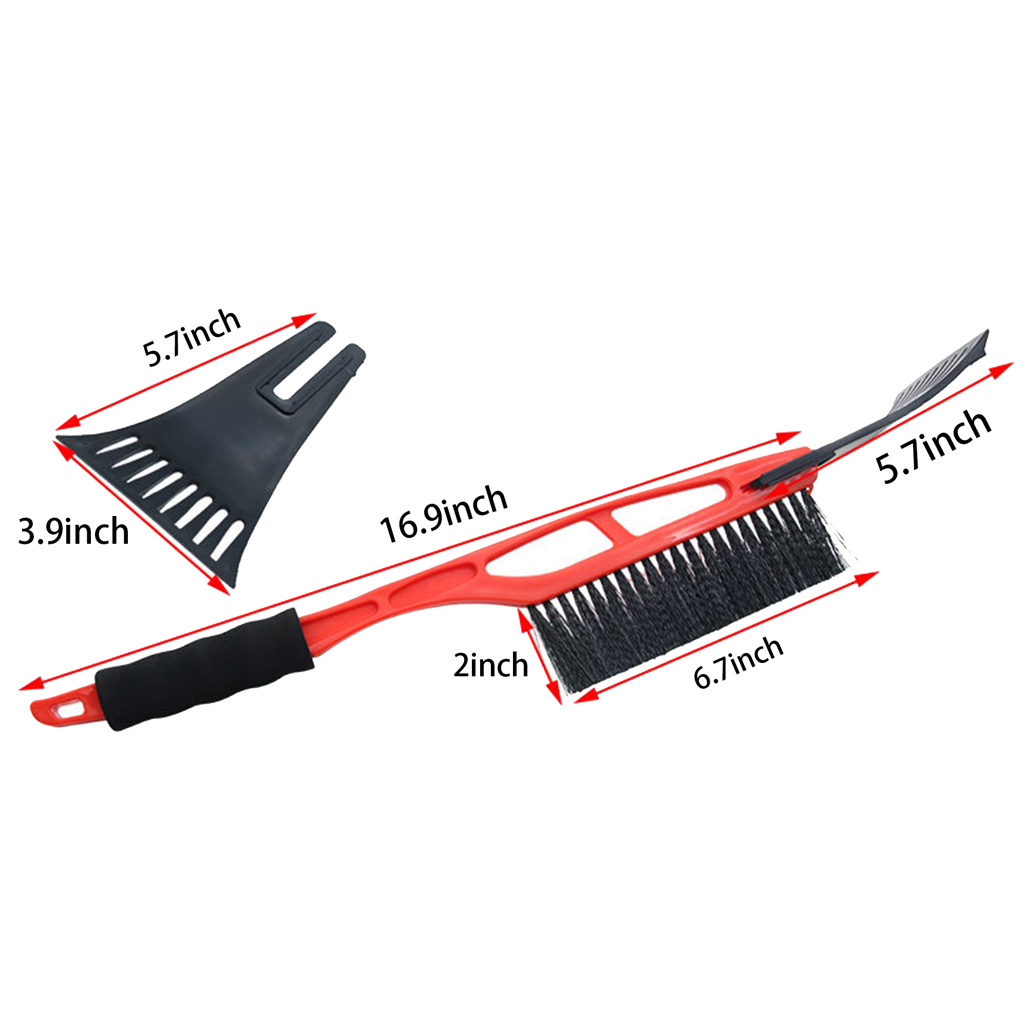 EVA Handle Ice Scraper Snow Brush 6