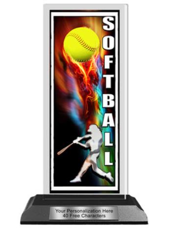Acrylic Trophy: 6" Tower, (Event type/design) 1