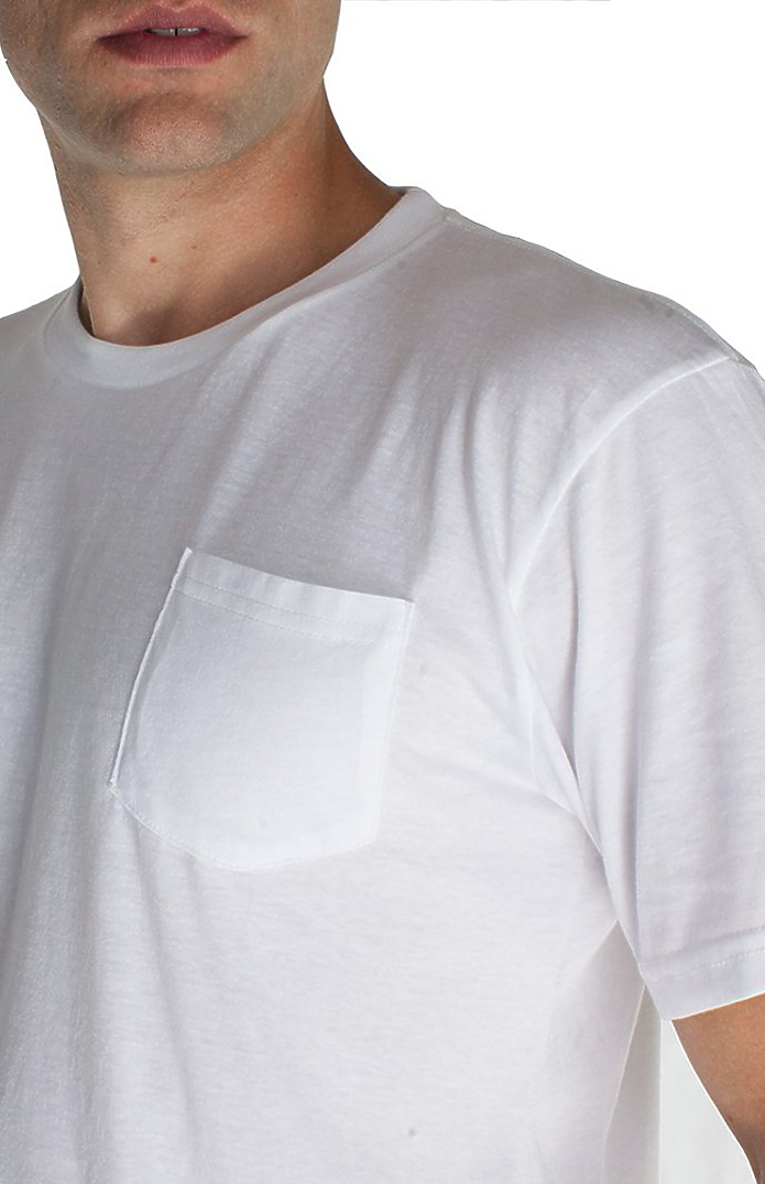 Unisex 50/50 Blend Pocket Tee 5