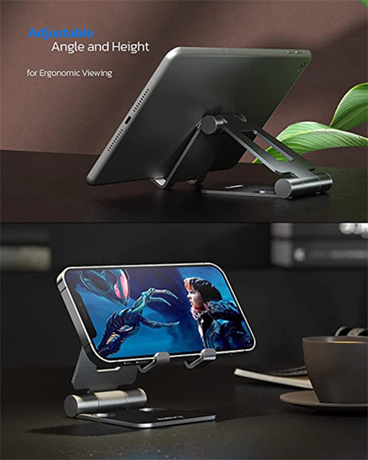 Foldable Cell Phone Holder Stand, 9
