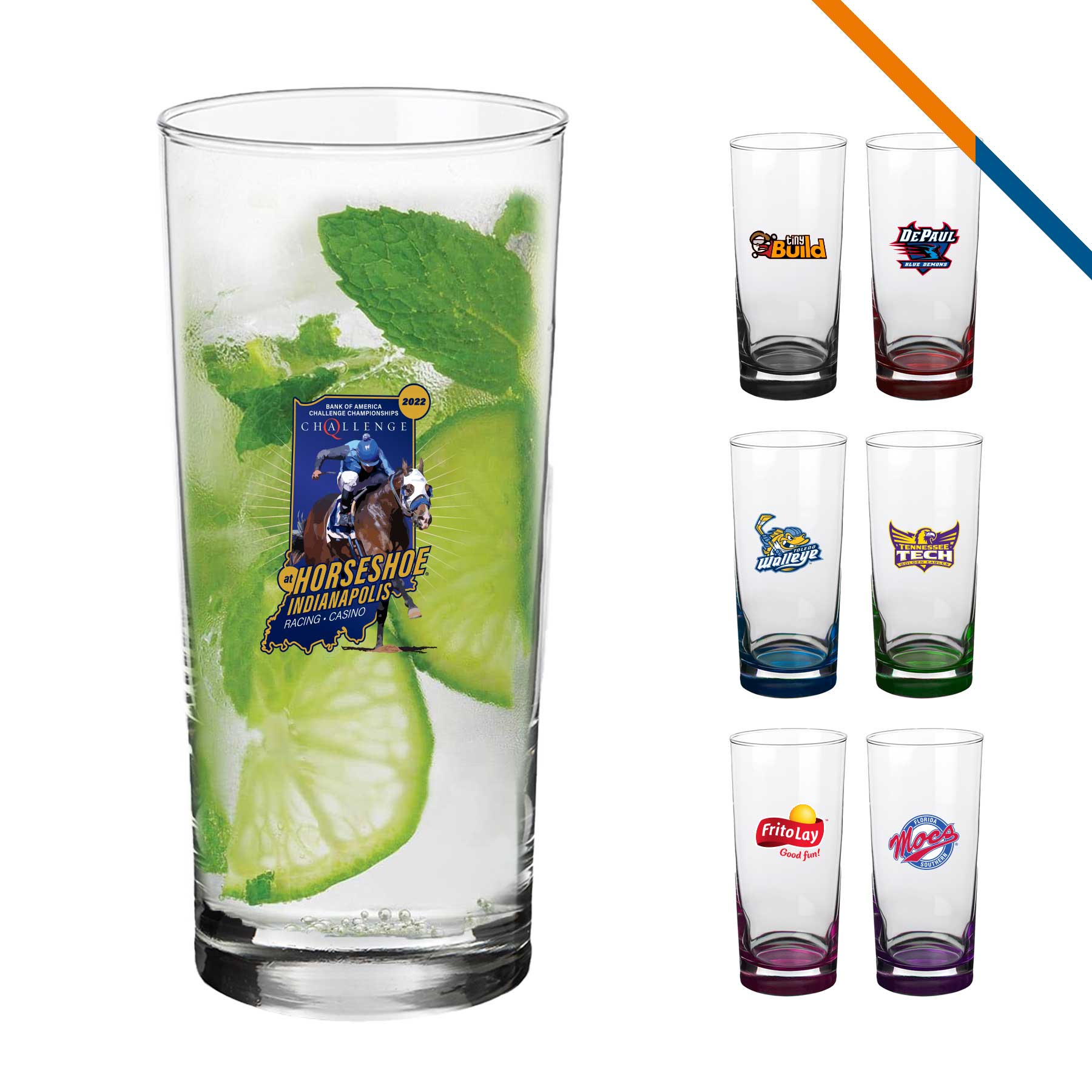 Libbey Davin Tall Beverage Glasses - 15 OZ. 8