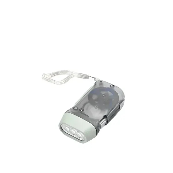 Hand Crank Power Generating Flashlight - Manual Operation 3
