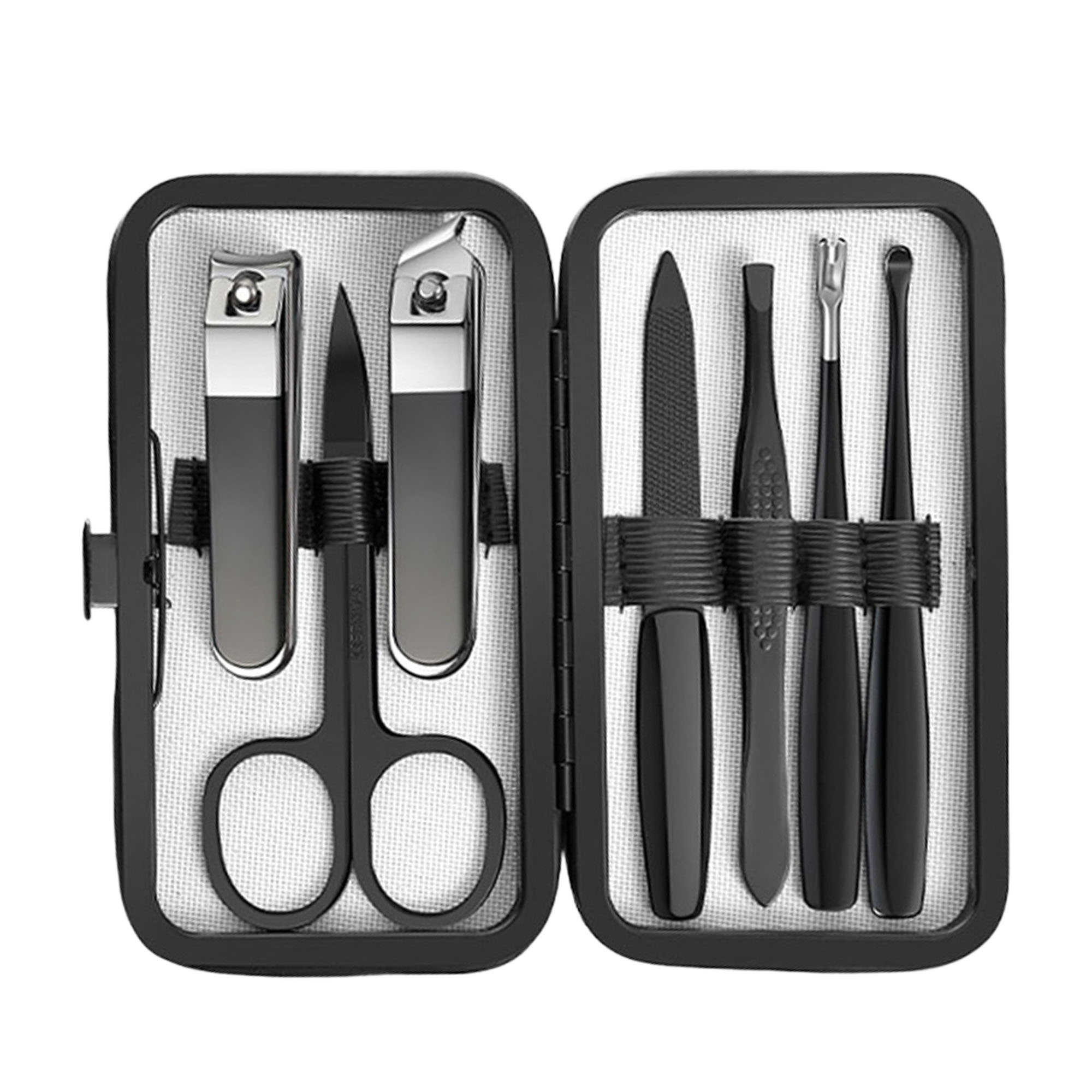 Premium Multi-Function Nail Clipper Set with PU Leather Case