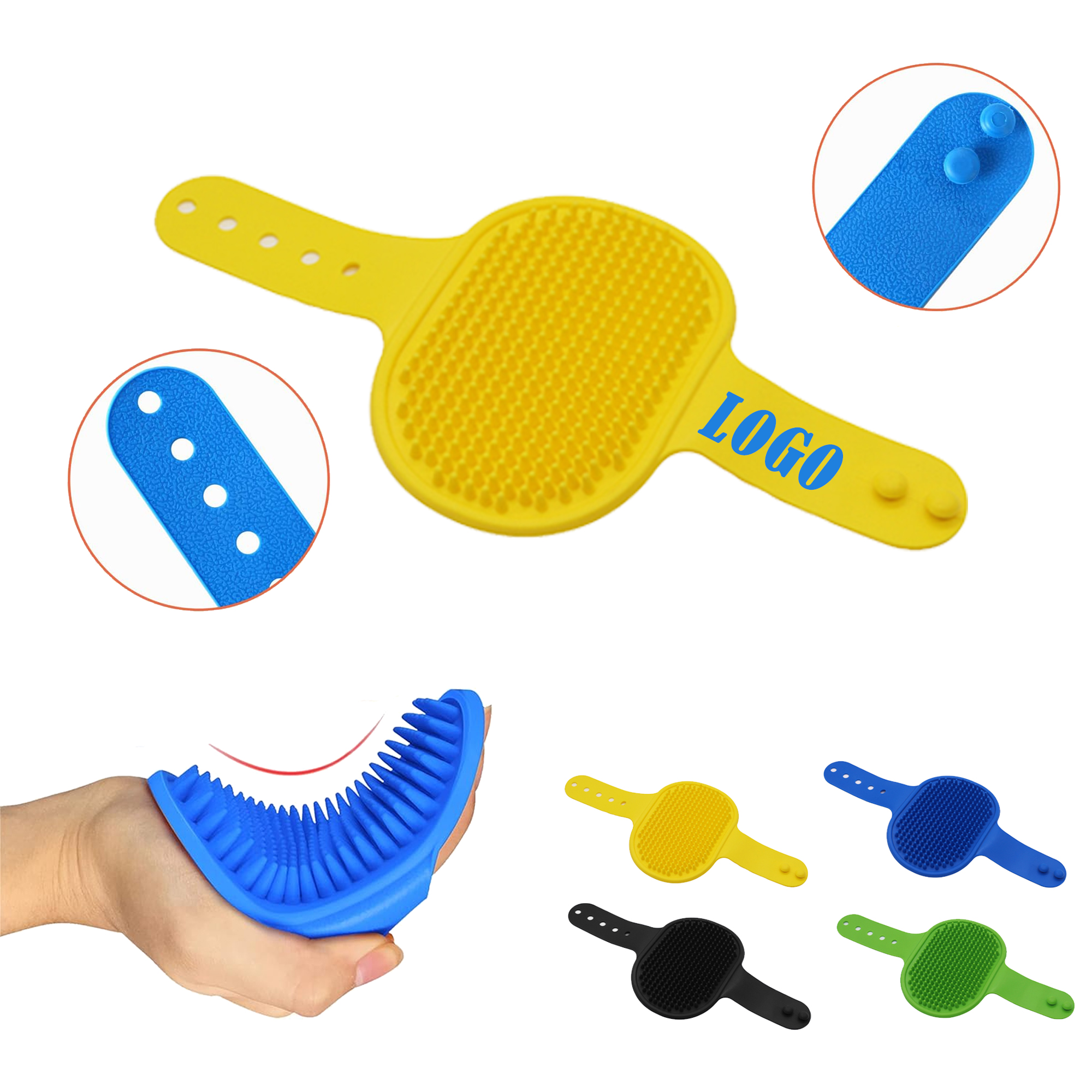 Pet Tpr Bath Brush 3