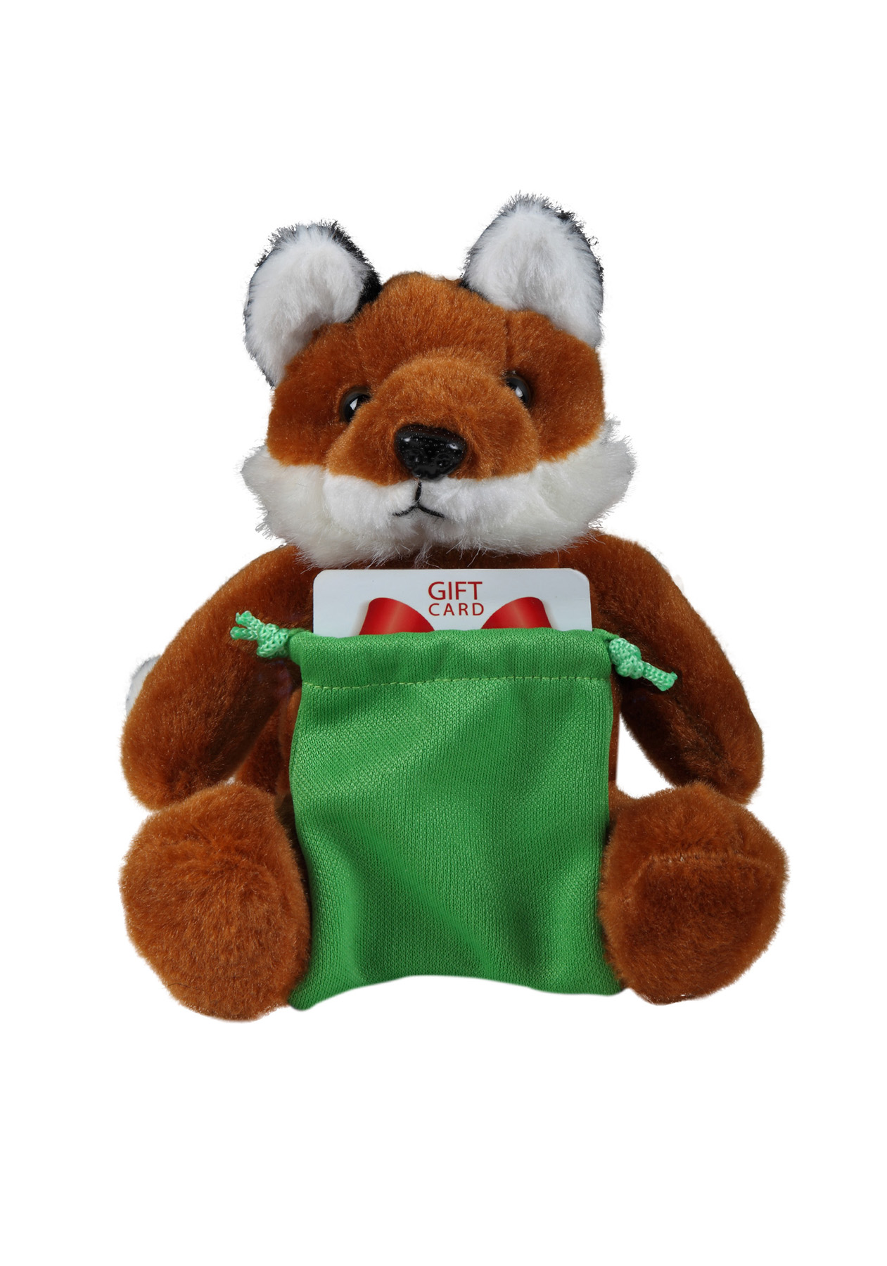 soft plush Fox with gift card sack 4
