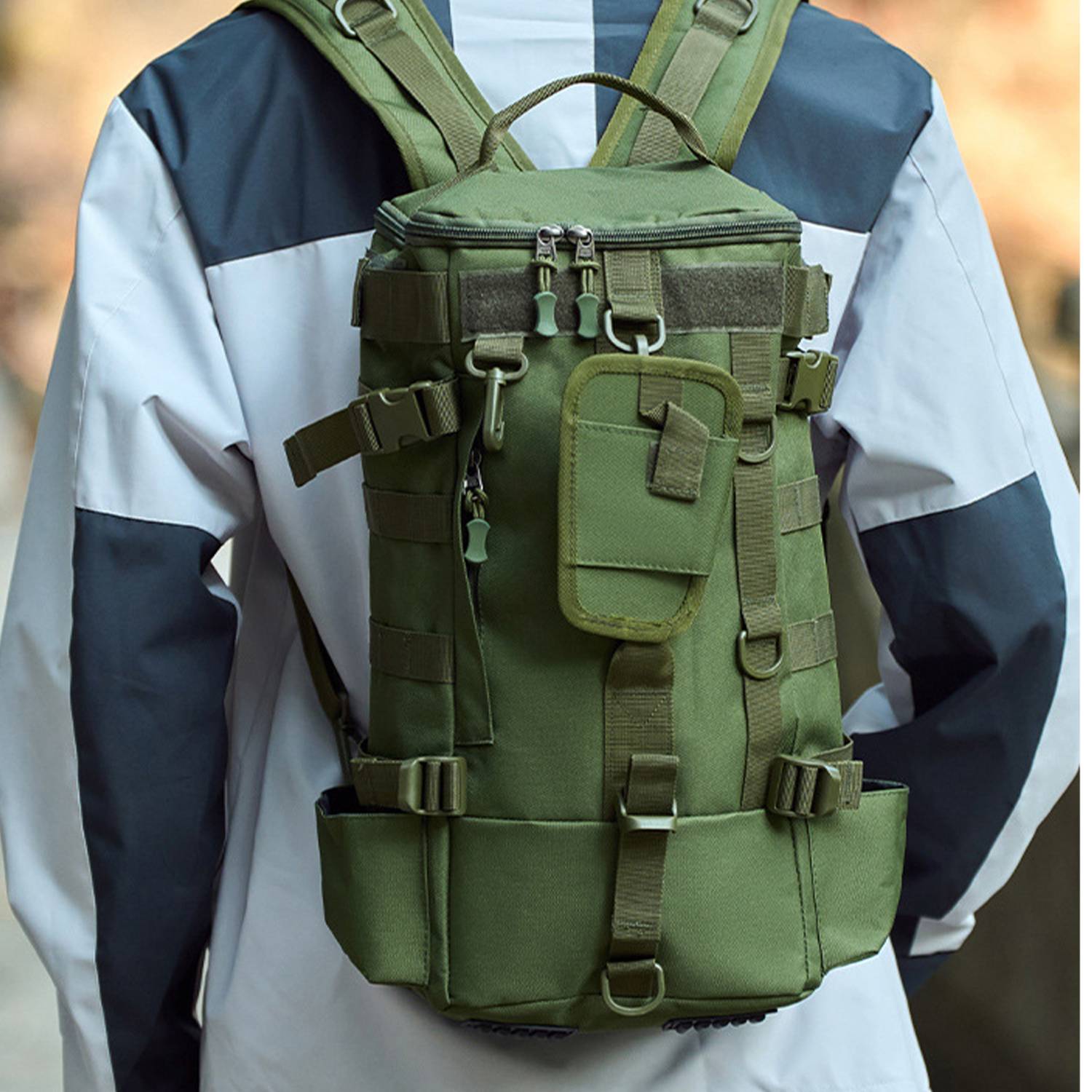 Large Capacity Oxford Outdoor Backpack w/ Pockets 7