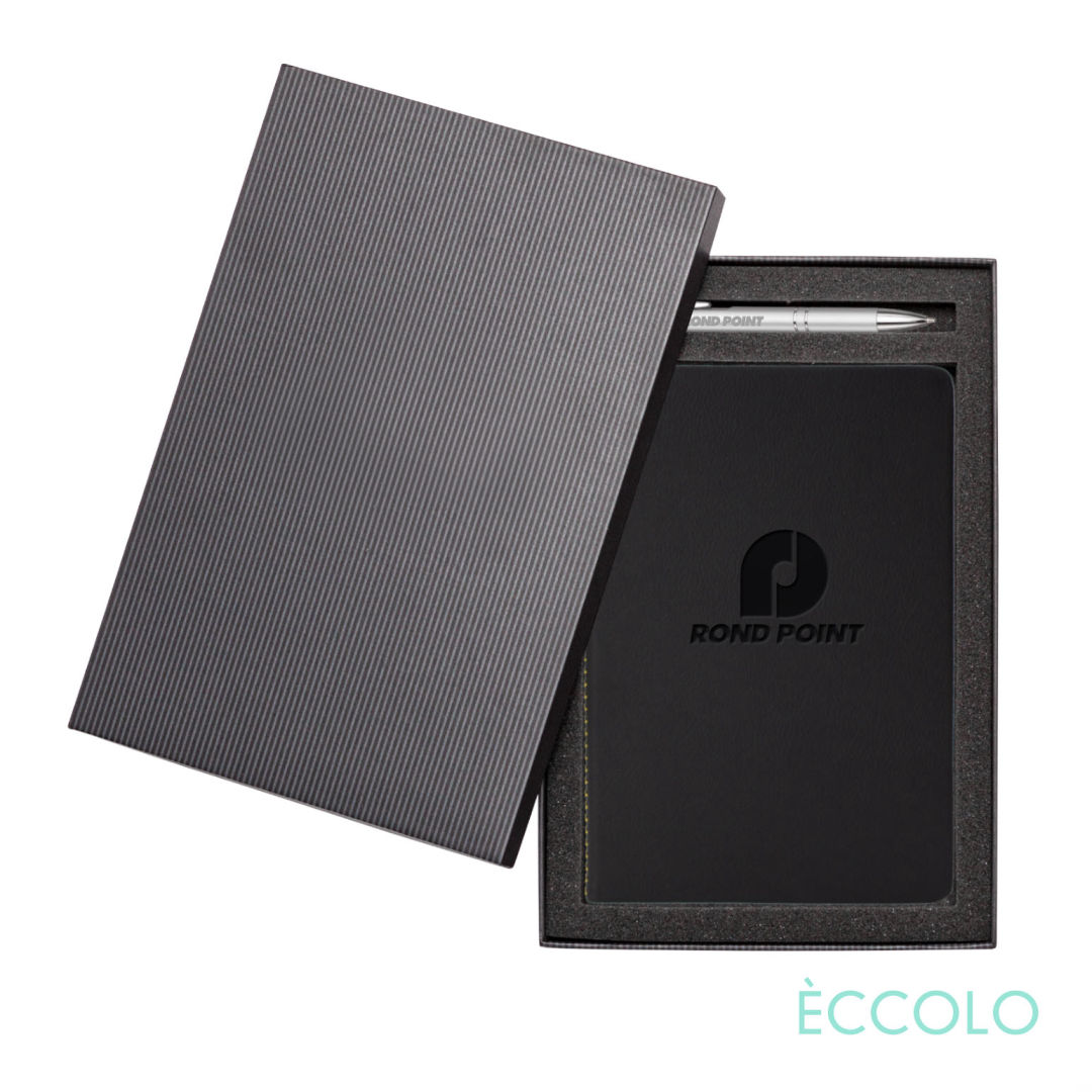 Eccolo® New Wave Journal/Clicker Pen Gift Set - (M) 11