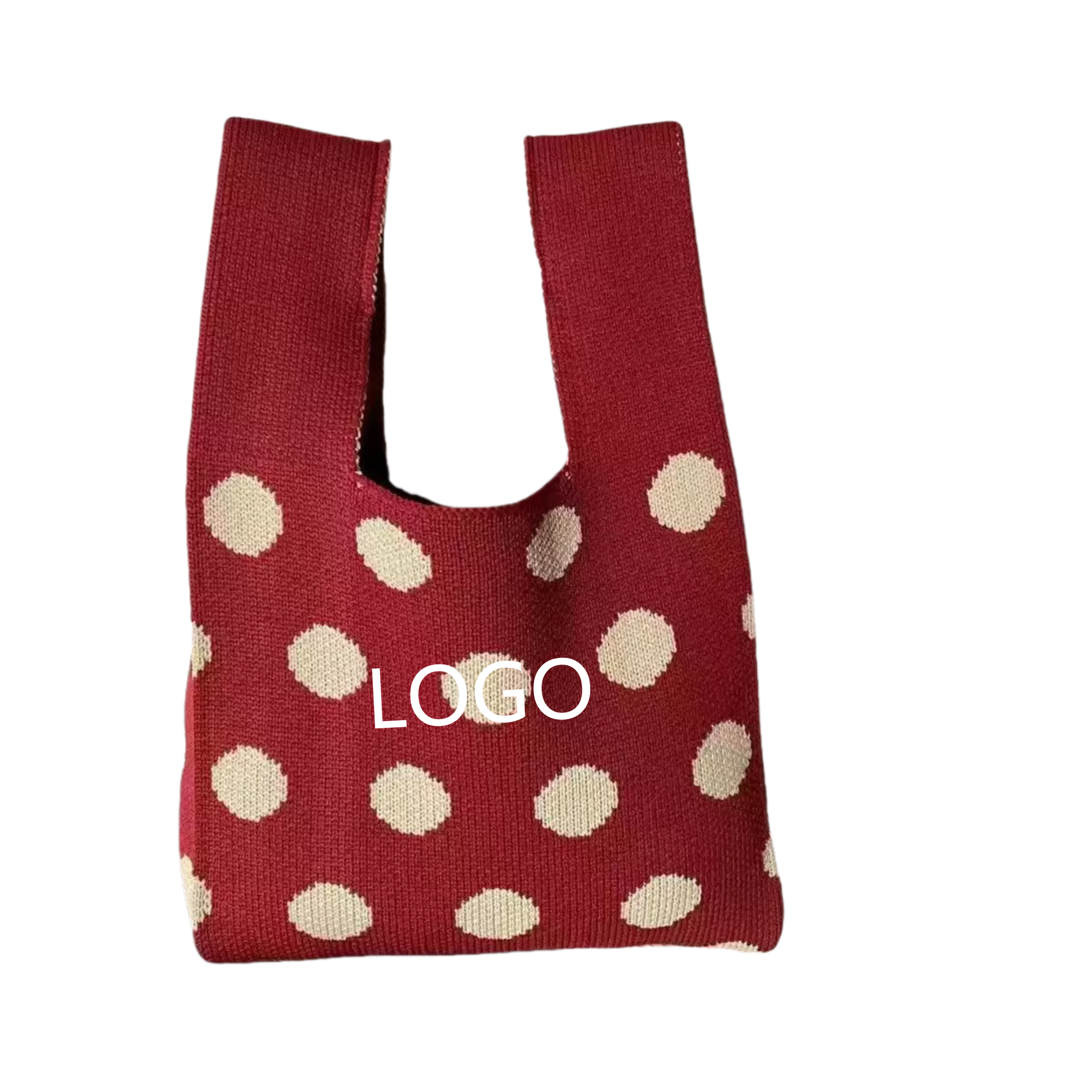 Customized Knitted Jacquard Tote Bag 4
