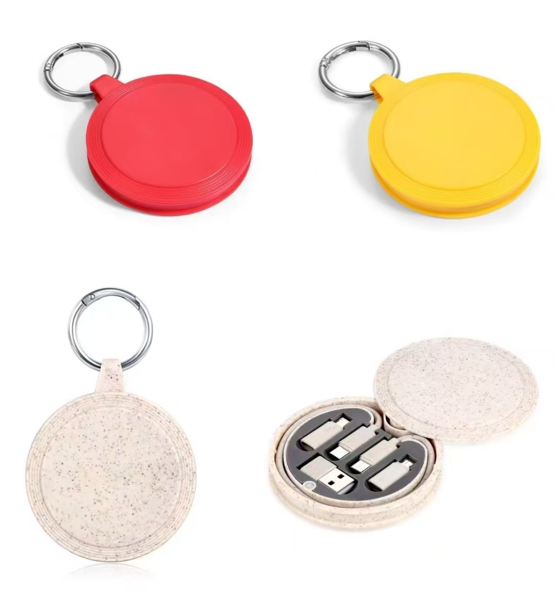 Round Multi USB Charging Adapter Cable Kit 2