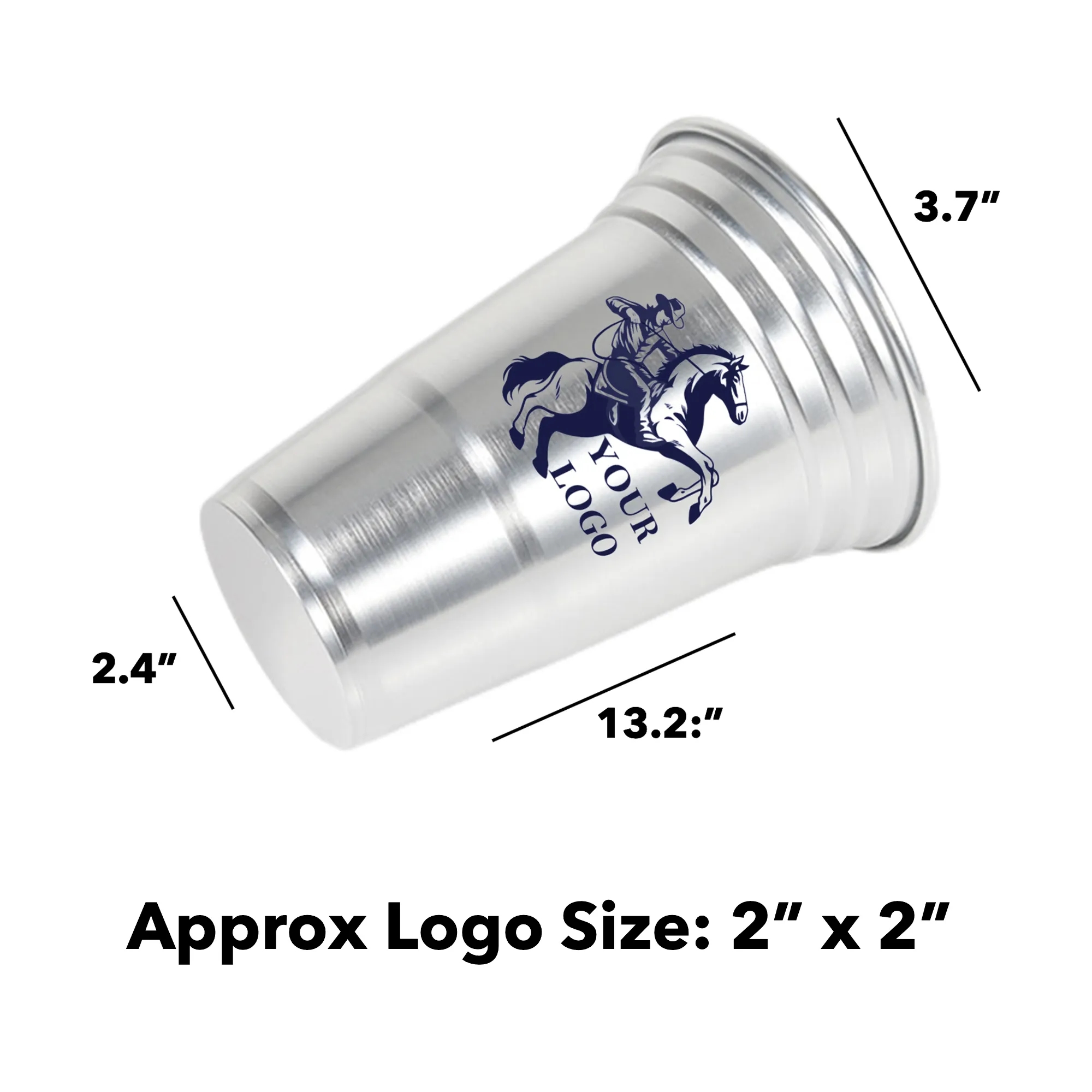16 oz Aluminum Pint Cup Tumbler 3