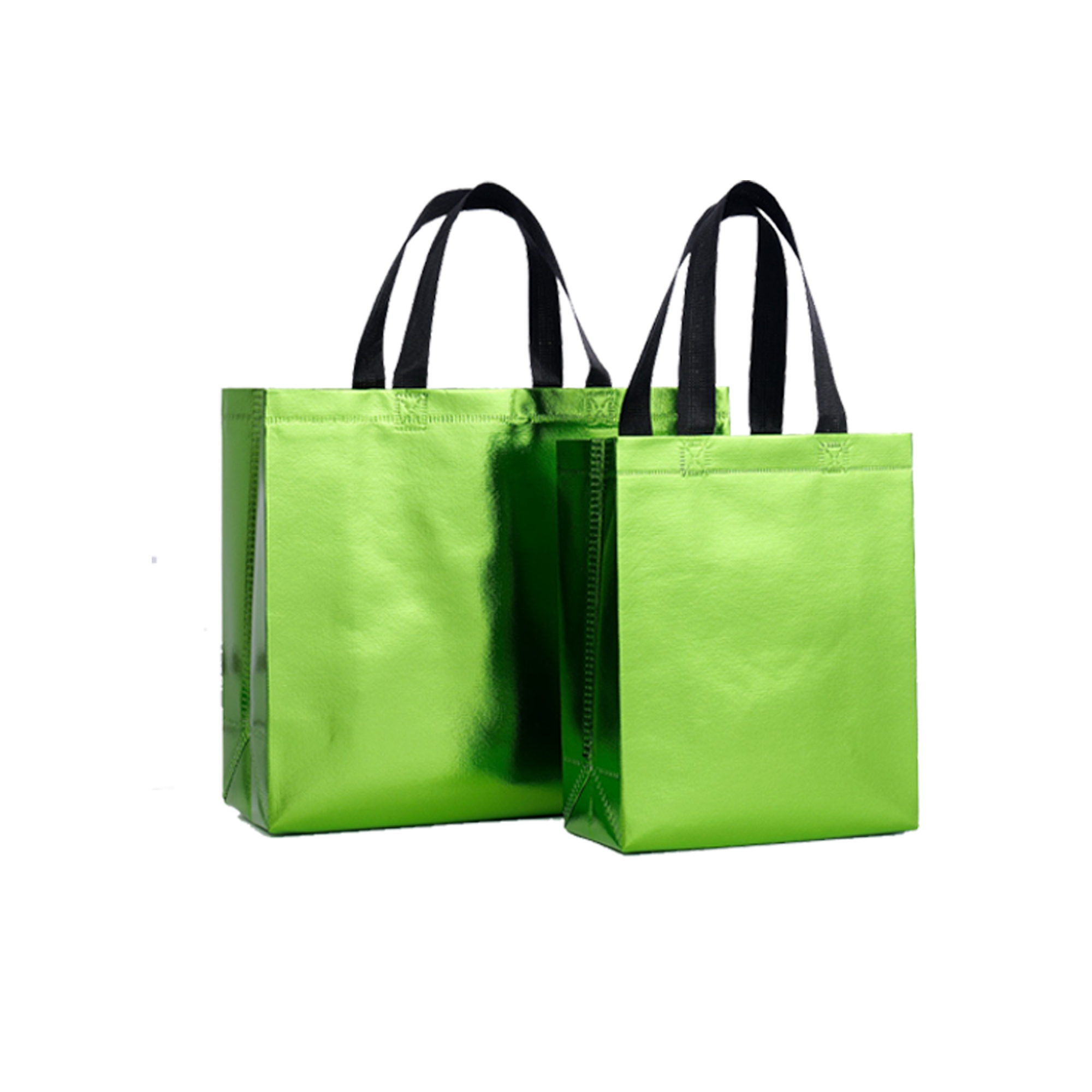 Laser-Coated Aluminum Non-Woven Solid Color Shopping Bag 1