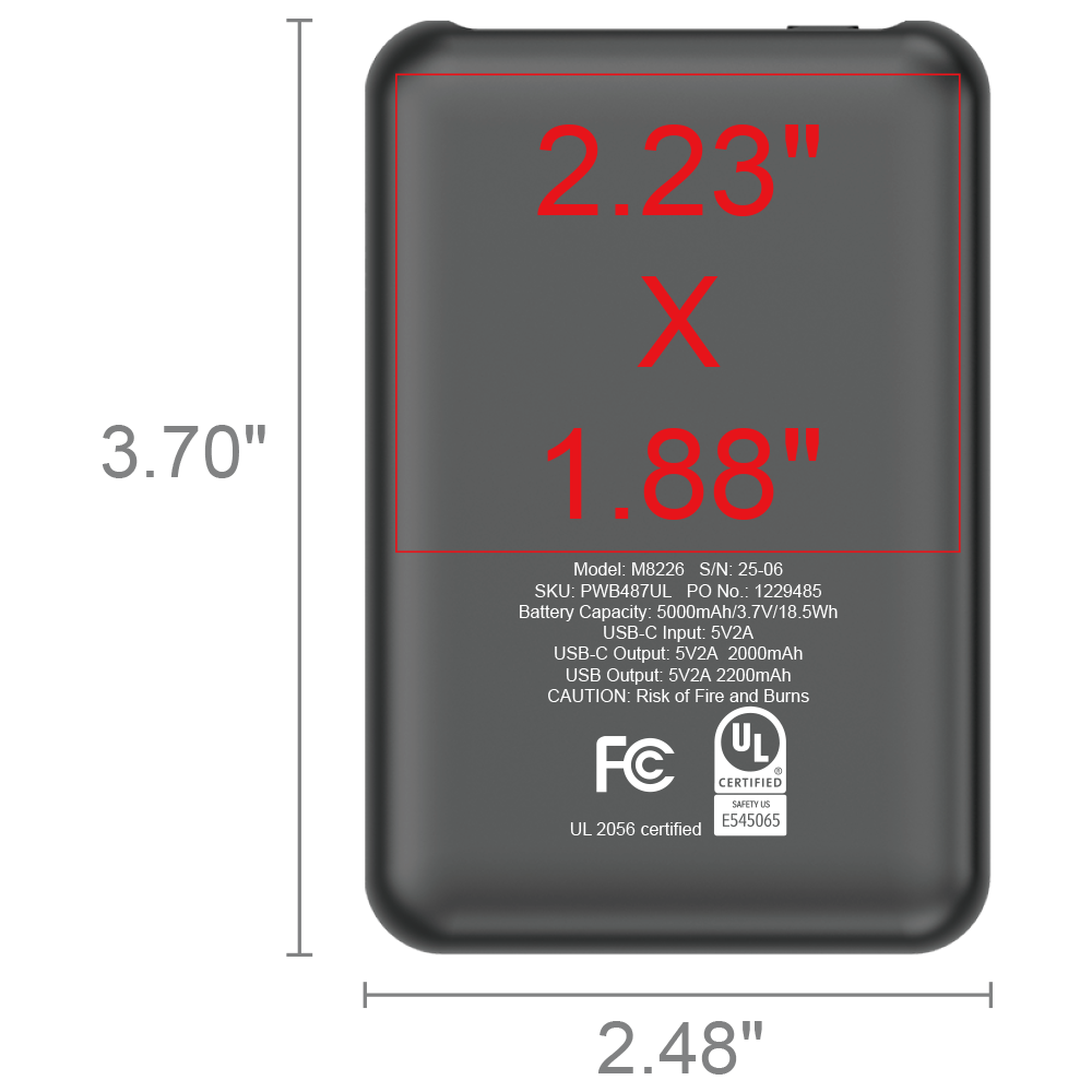 CurveVolt Powerbank 5000 20