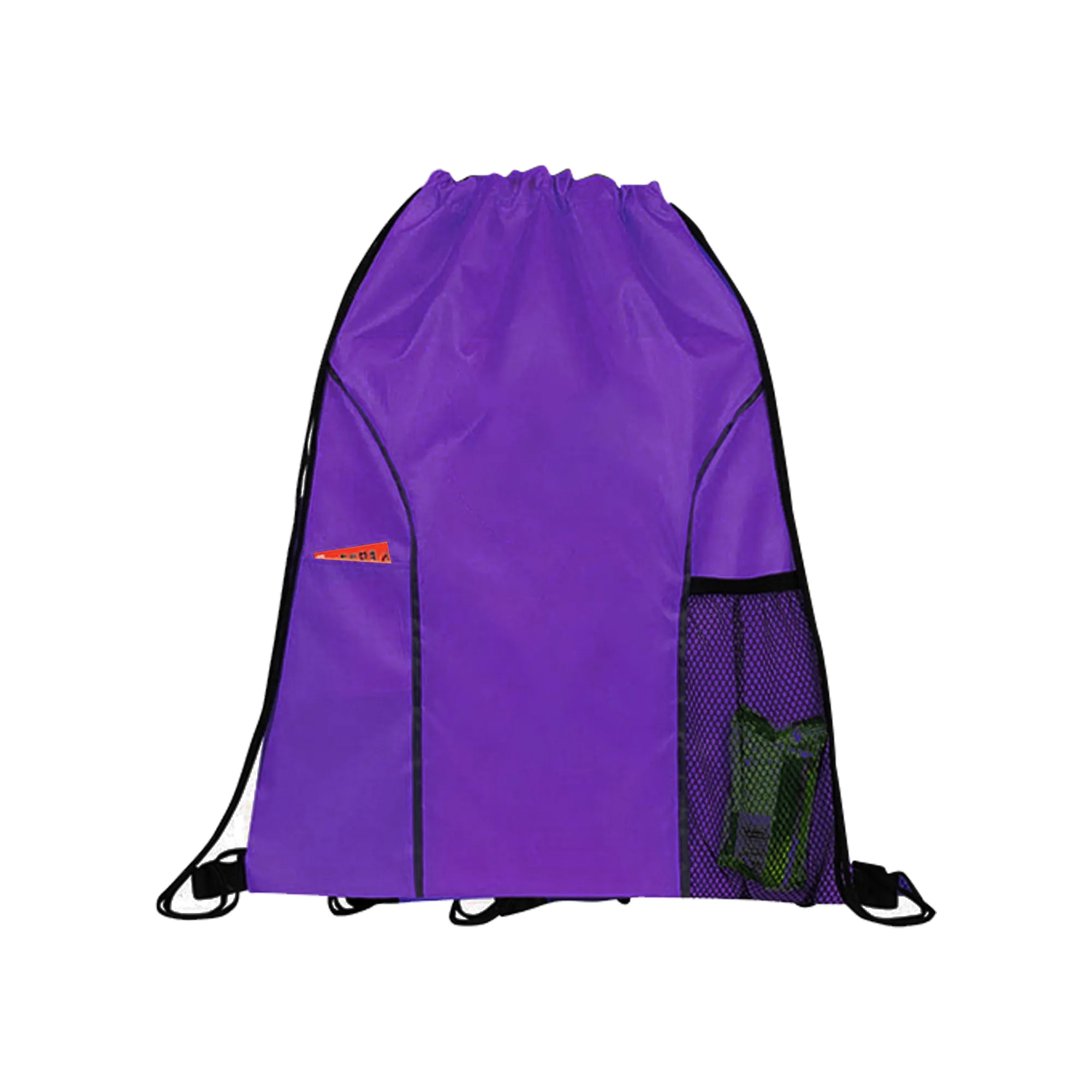 Dual Pocket Drawstring Backpack 11