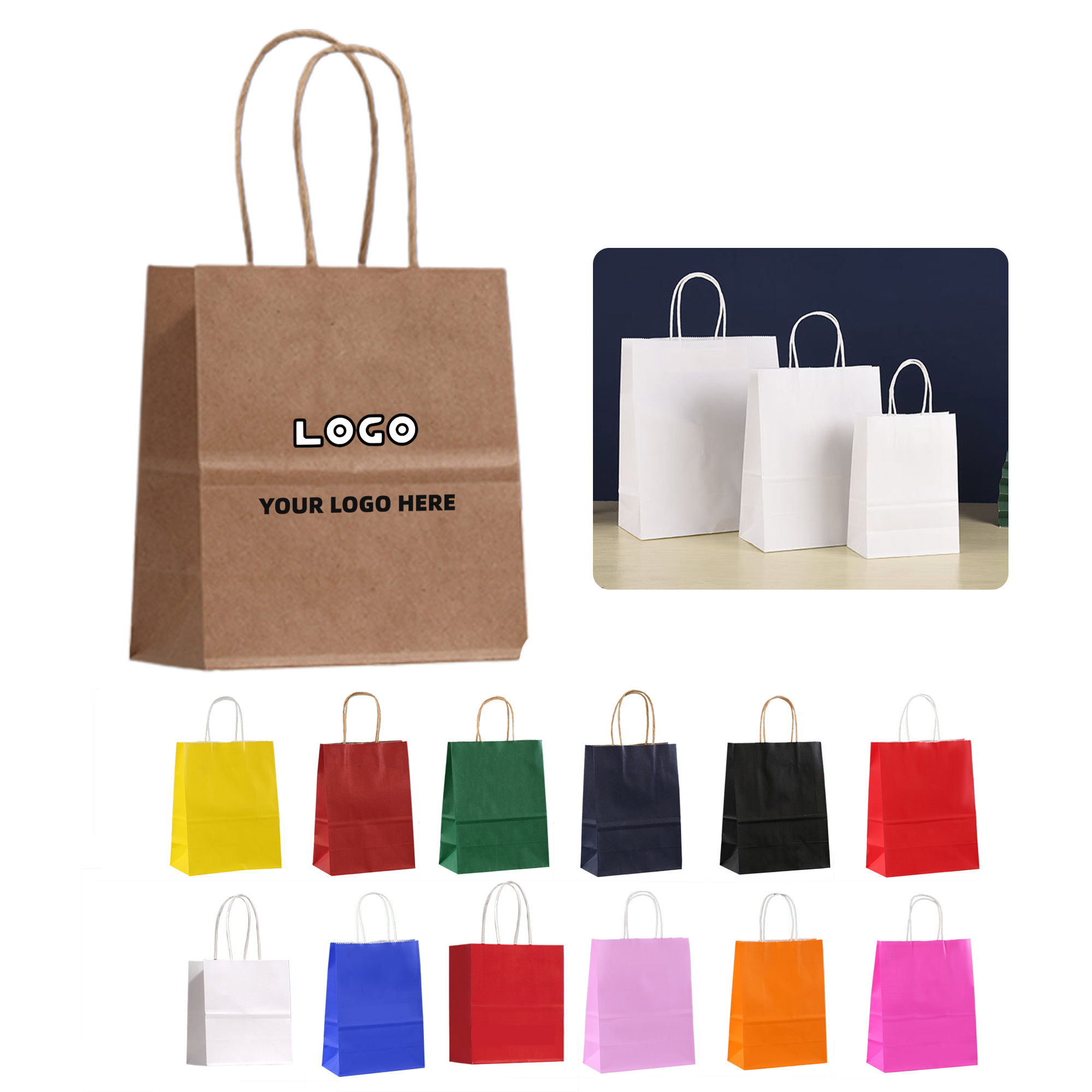 Custom Kraft Paper Tote Bag 2