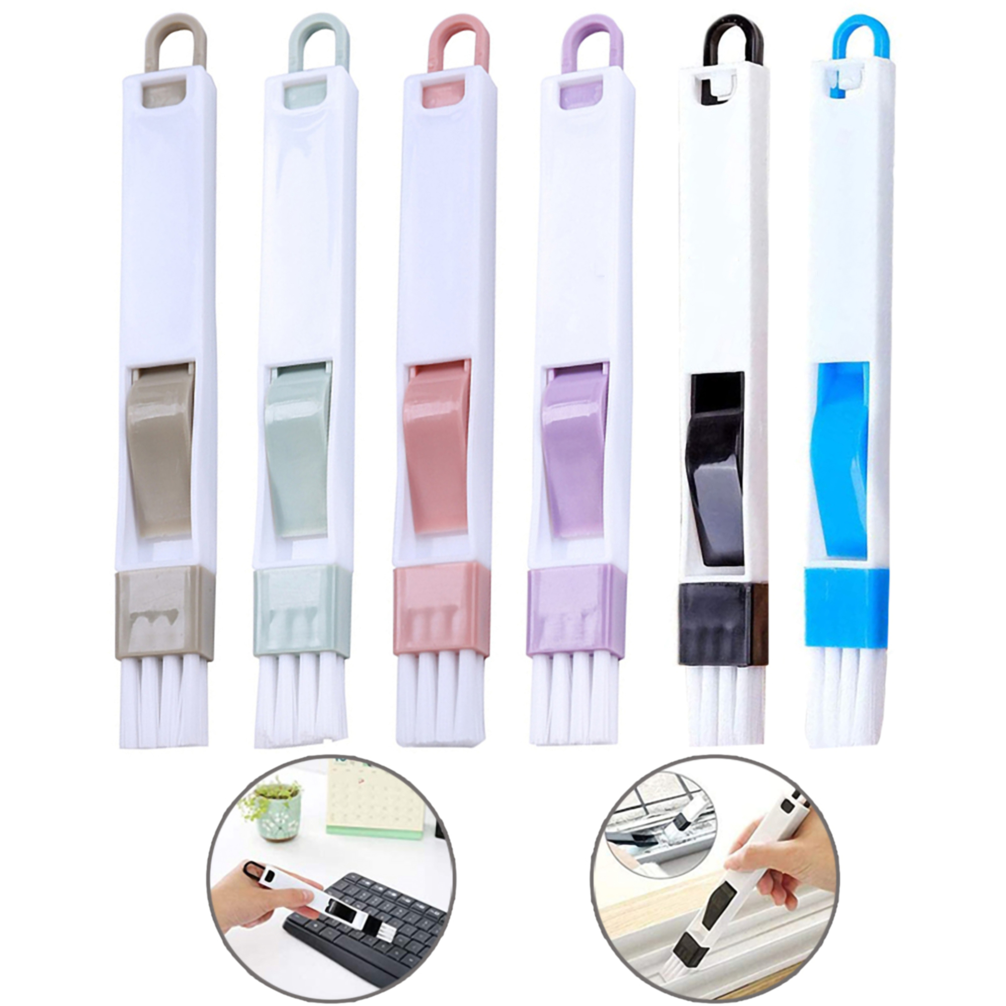 Nylon Cleaning Brush w/Dustpan 4