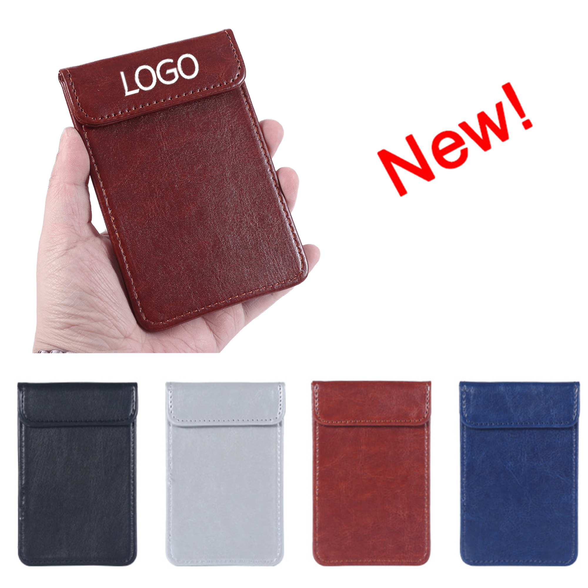 Leather Magnetic Menu Clip 3