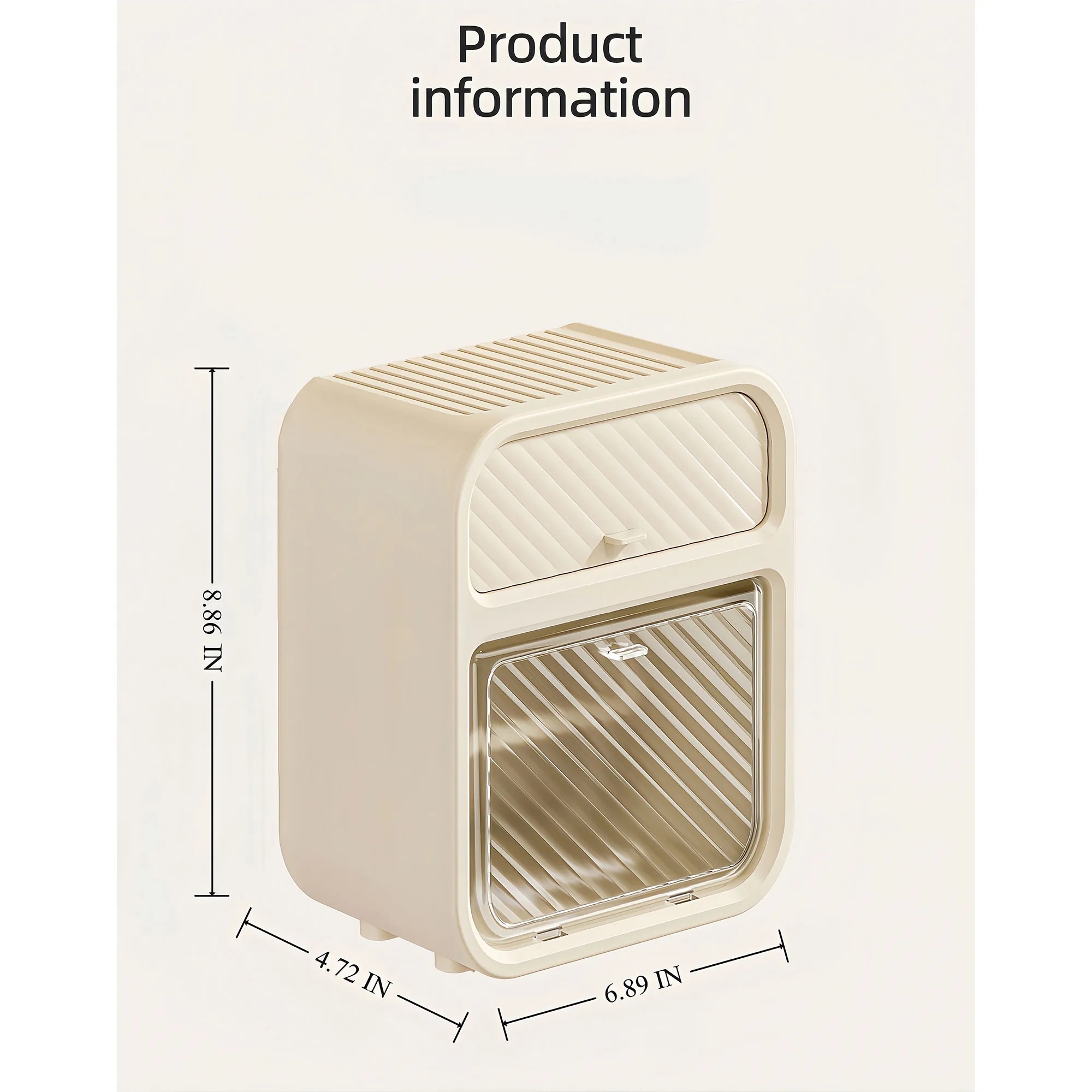 Premium Waterproof Wall Mounted Tissue Holder No Drill 3