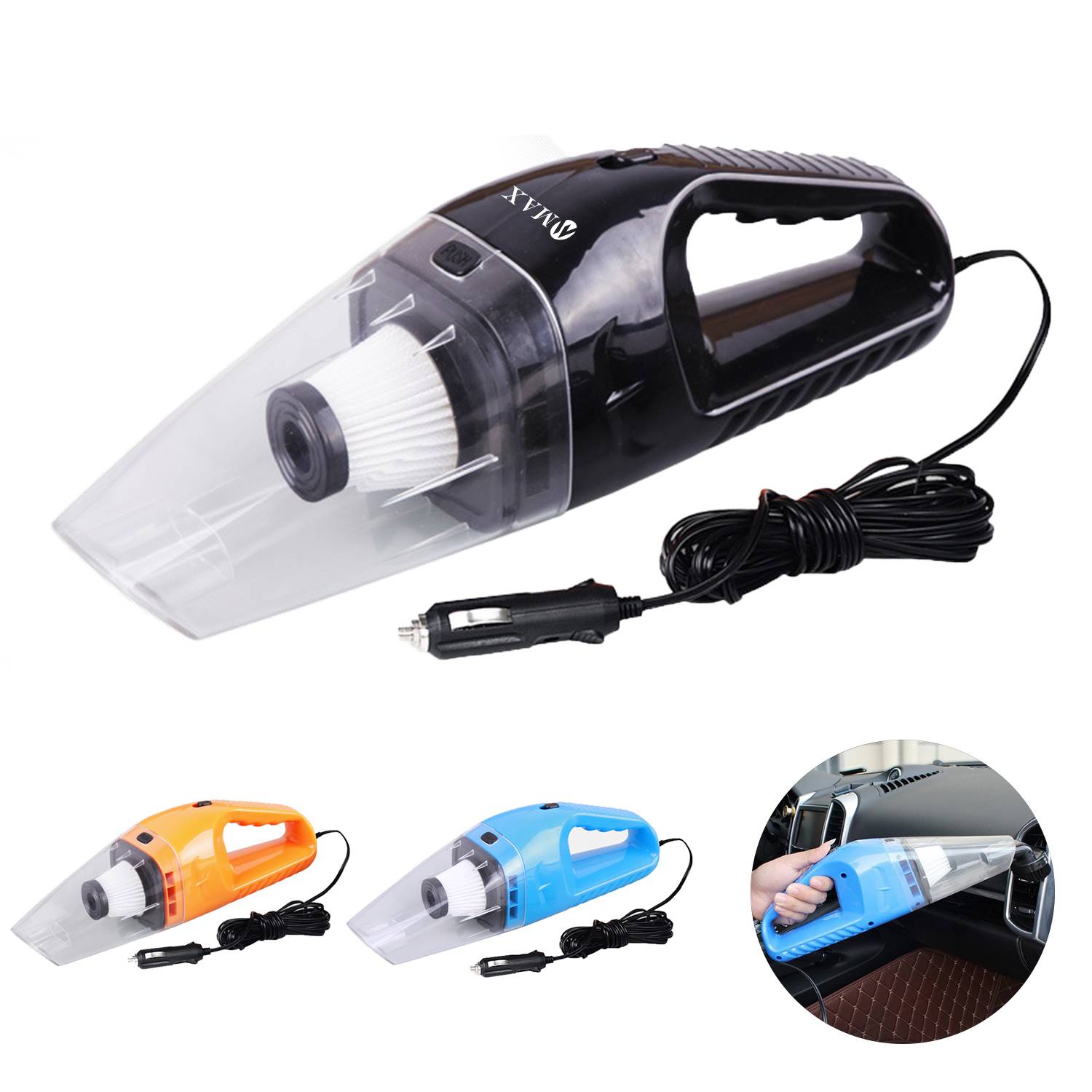 120W Ultra-High Power Wet Dry Car Vacuum Cleaner 7