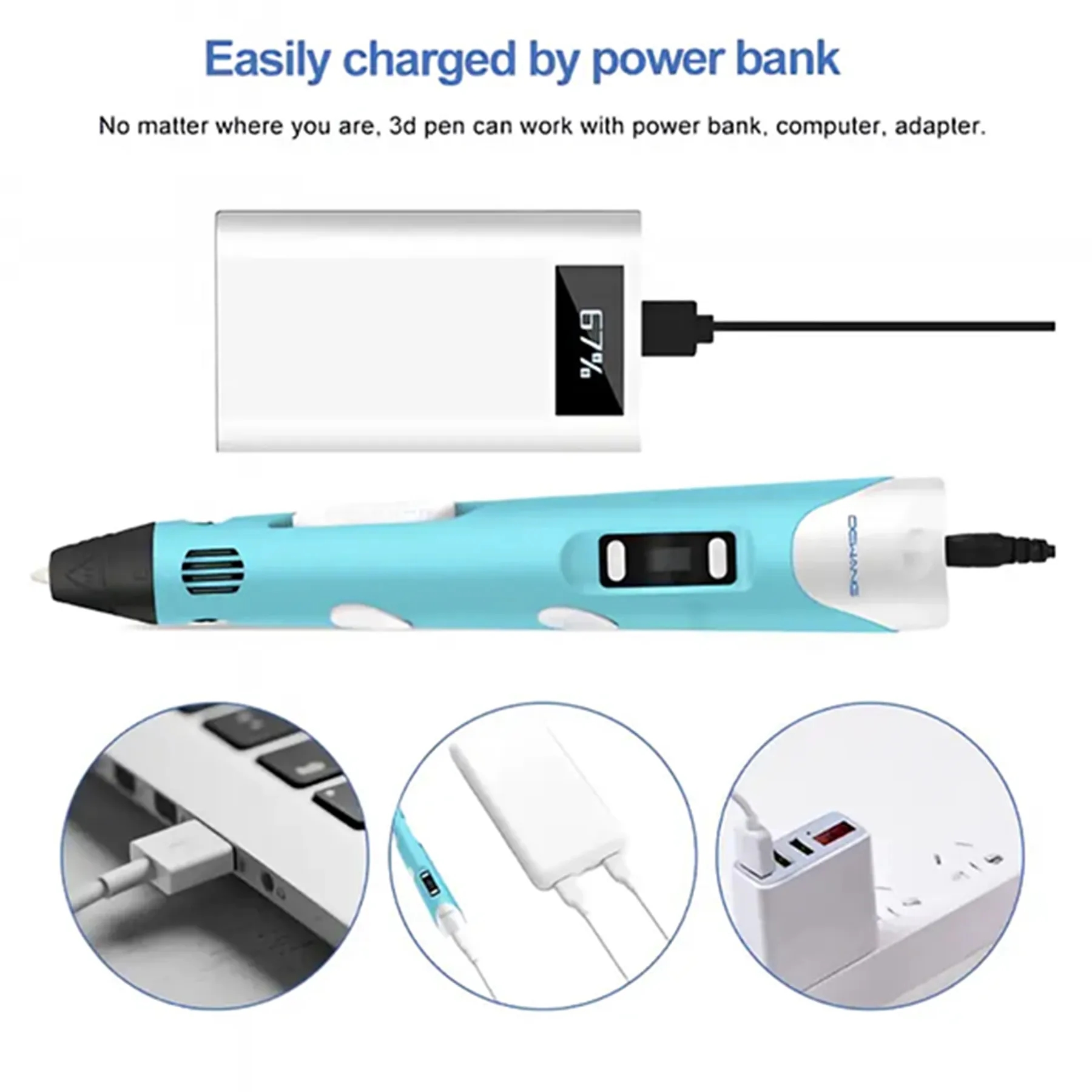 Magic 3D Drawing Printing Printer Pen Kids Toys 6