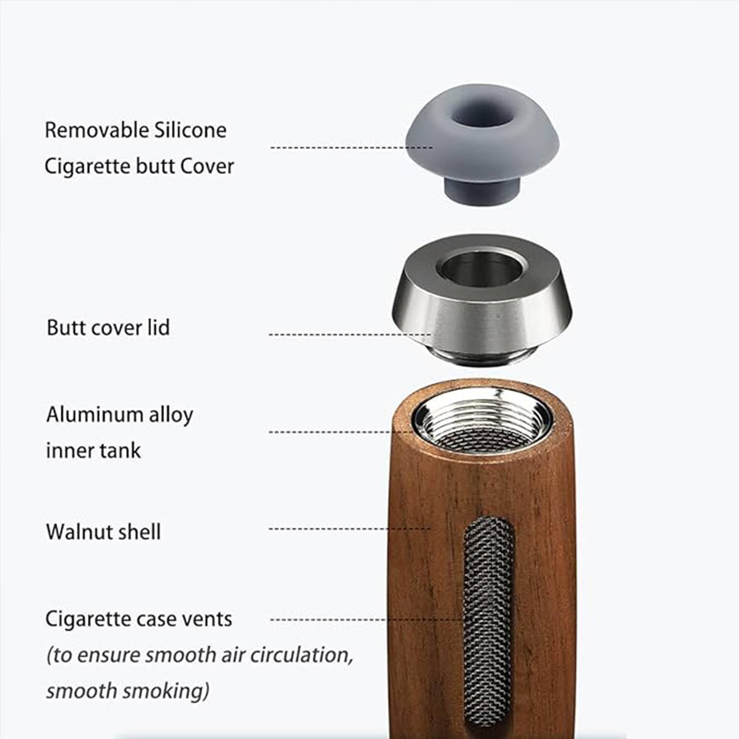 Portable Smoking Holder Ash Organizer Mini Car Ashtray 3