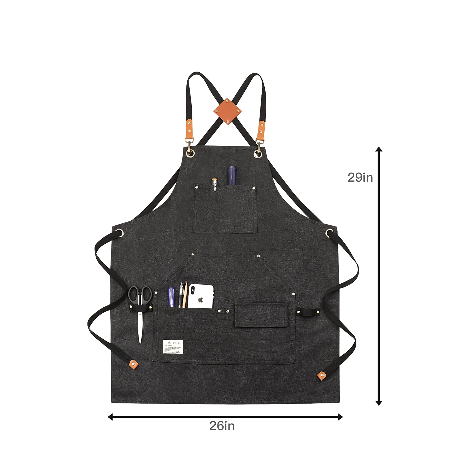 Denim Chef apron 3