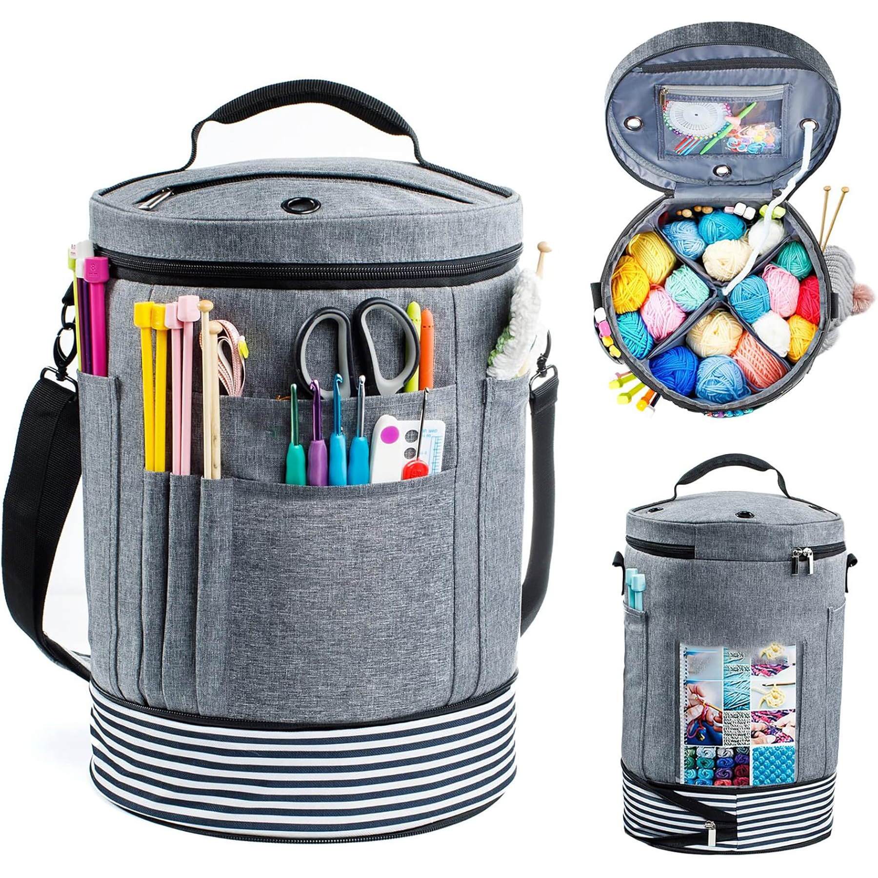 Expandable Crochet Yarn Storage Organizer 3