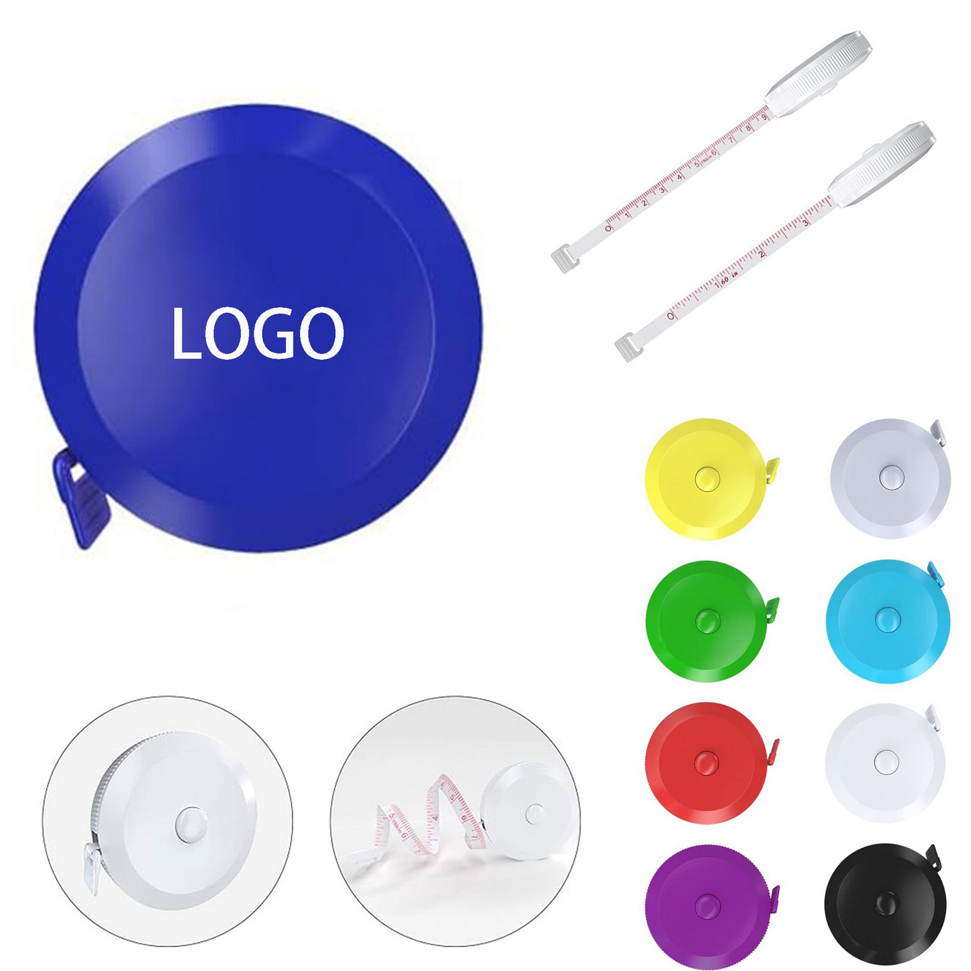 Retractable 5 Ft. Circular Tape Measure 3